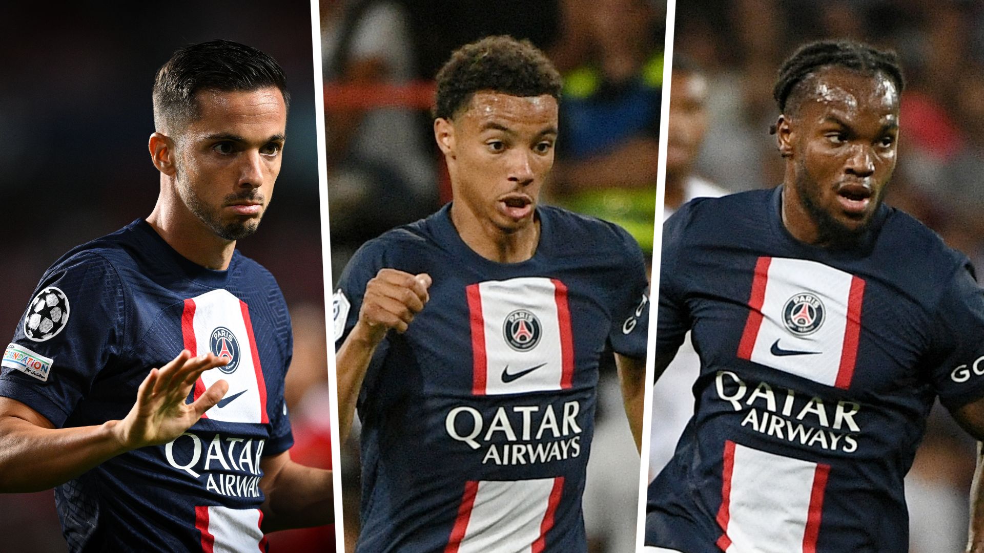 PSG Sarabia Ekitike Renato Sanches