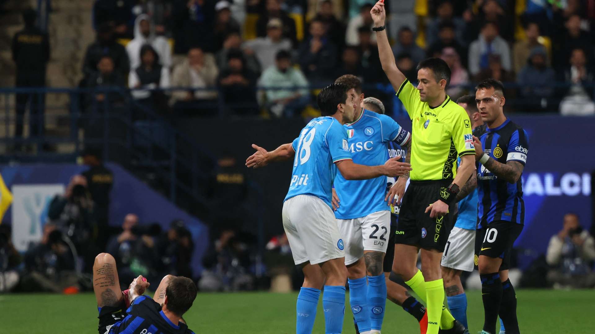 Simeone espulsione Acerbi