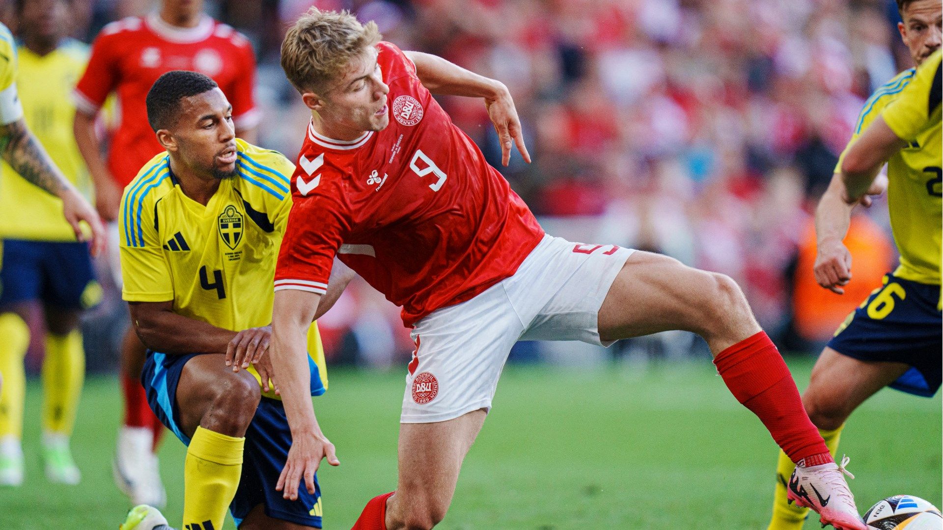 Rasmus Hojlund Denmark 2024