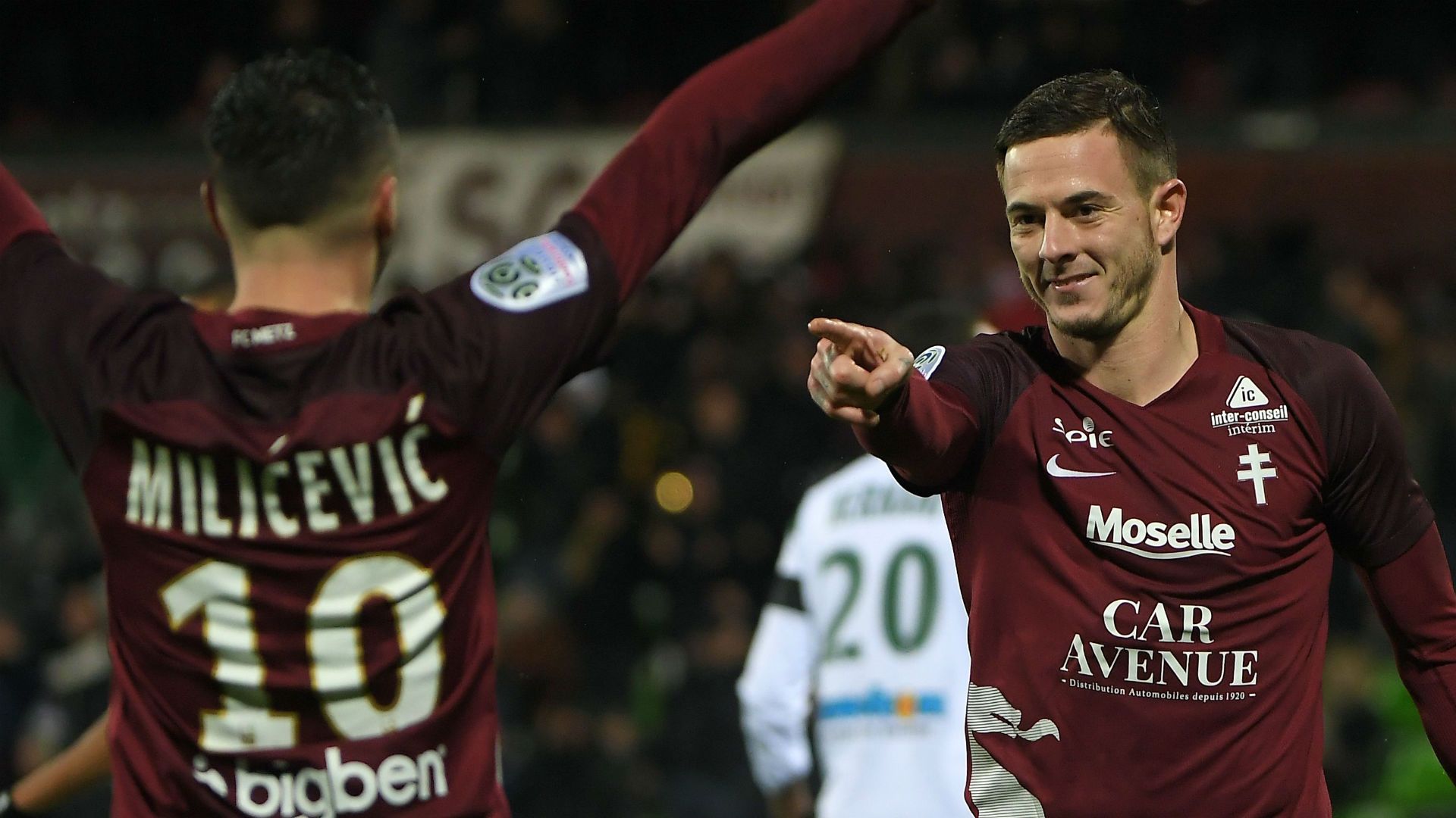Nolan Roux Metz Saint-Etienne Ligue 1 17012018