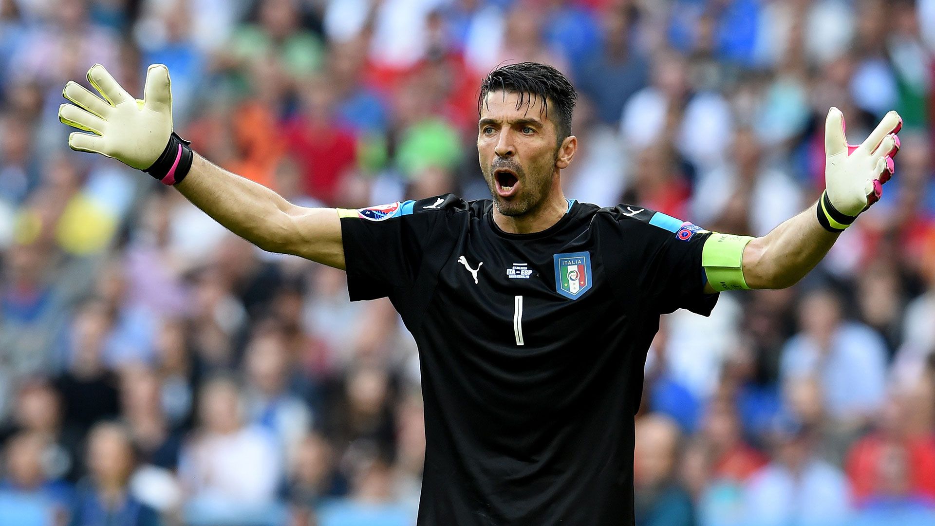 Gianluigi Buffon Italy Spain Euro 2016