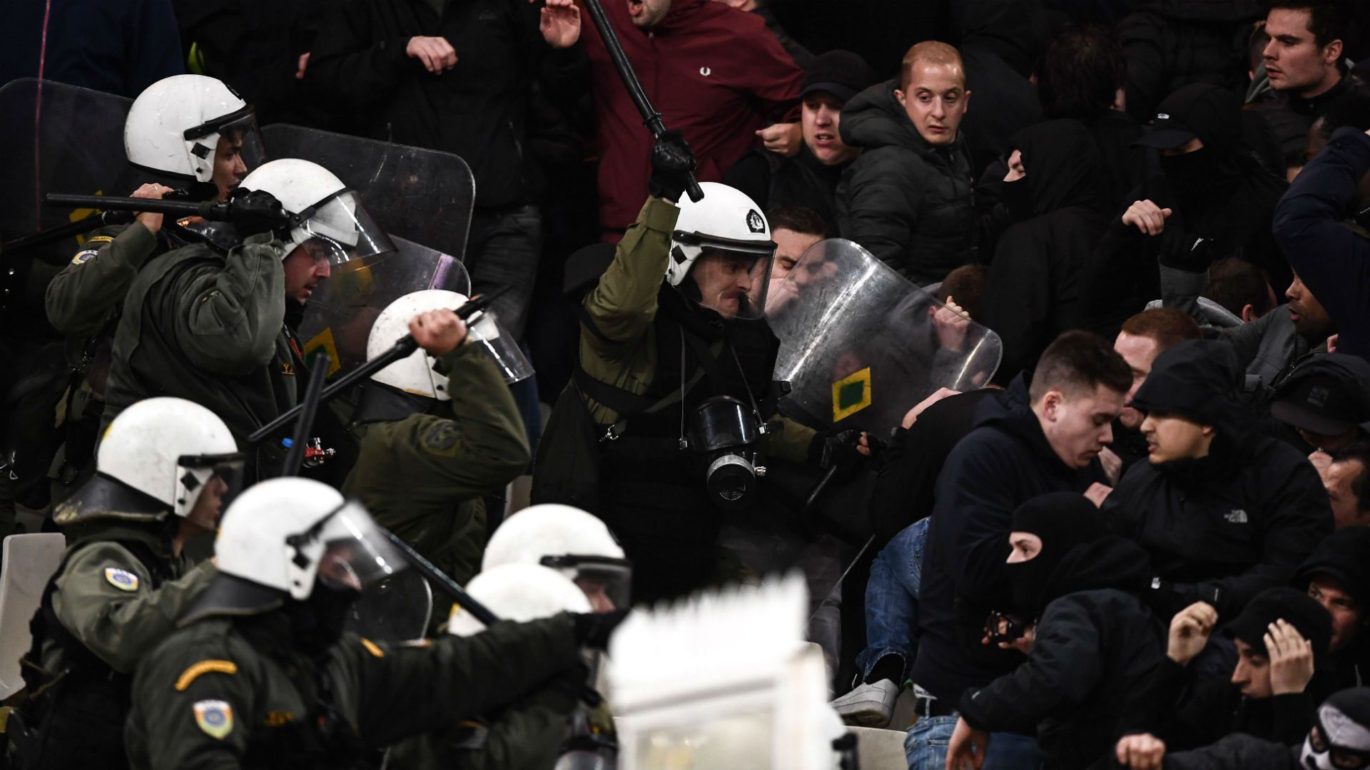Ajax AEK Athens Champions League police 271118