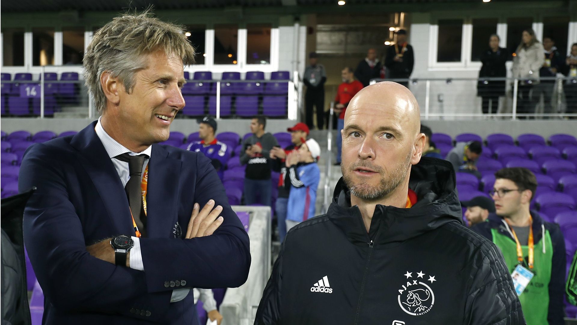 Edwin van der Sar, Erik ten Hag, Ajax, 01102019