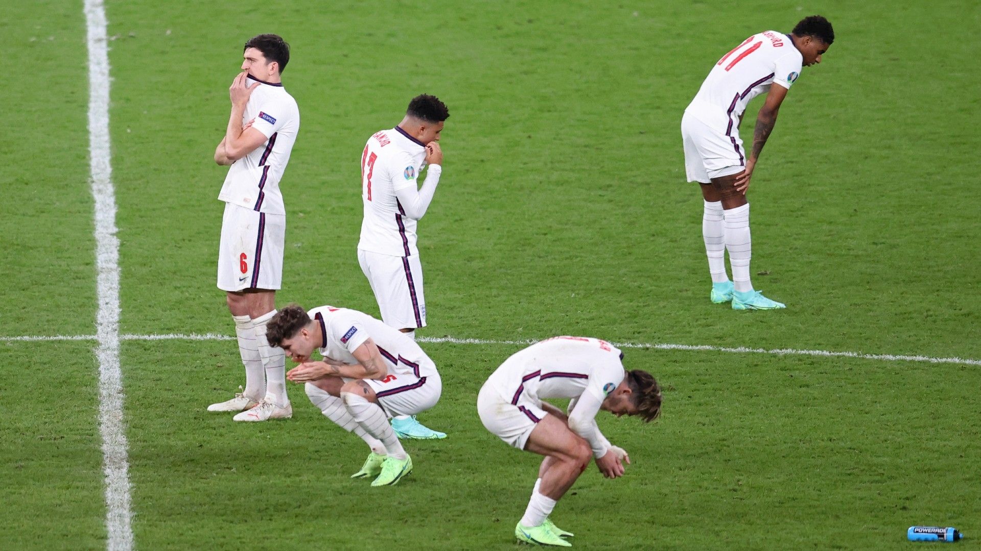 England vs Italy penalty shootout loss 2021