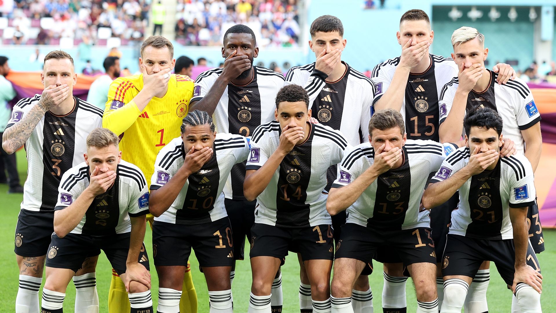 Germany team photo protest 2022 World Cup