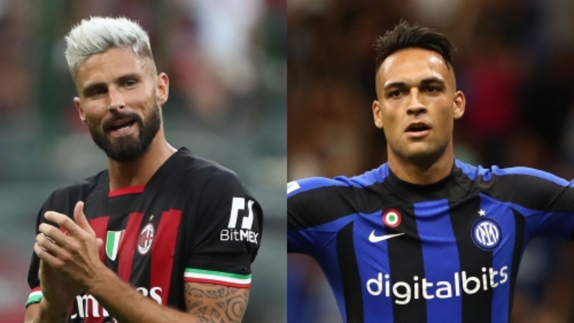 Olivier Giroud Milan Lautaro Martinez Inter