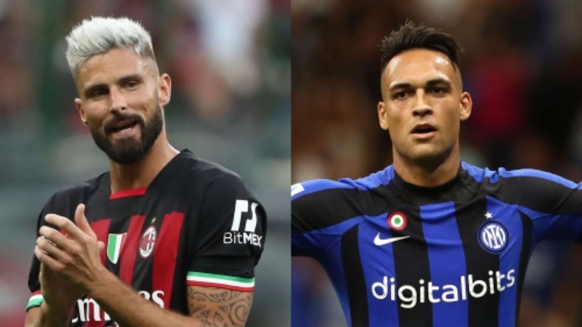 Olivier Giroud Milan Lautaro Martinez Inter
