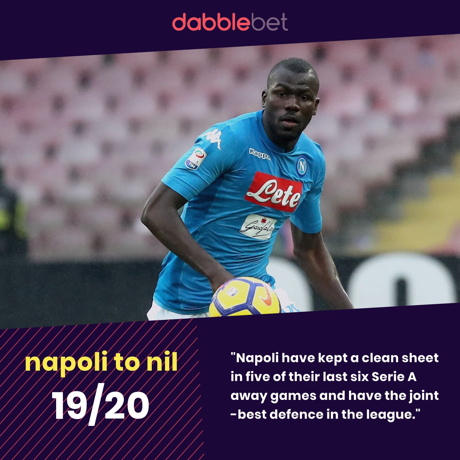 Cagliari Napoli graphic