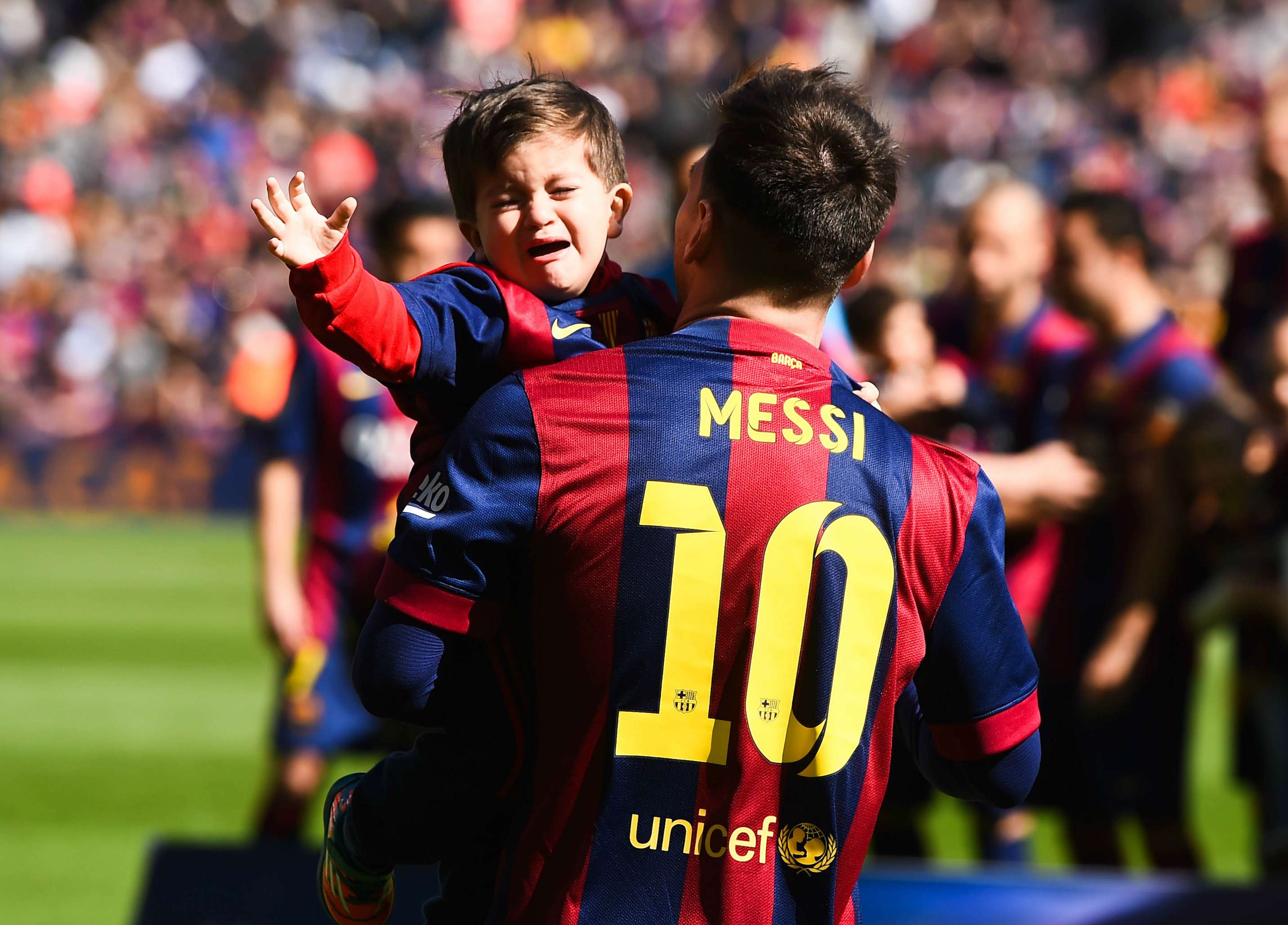 leo messi sin thiago barcelona