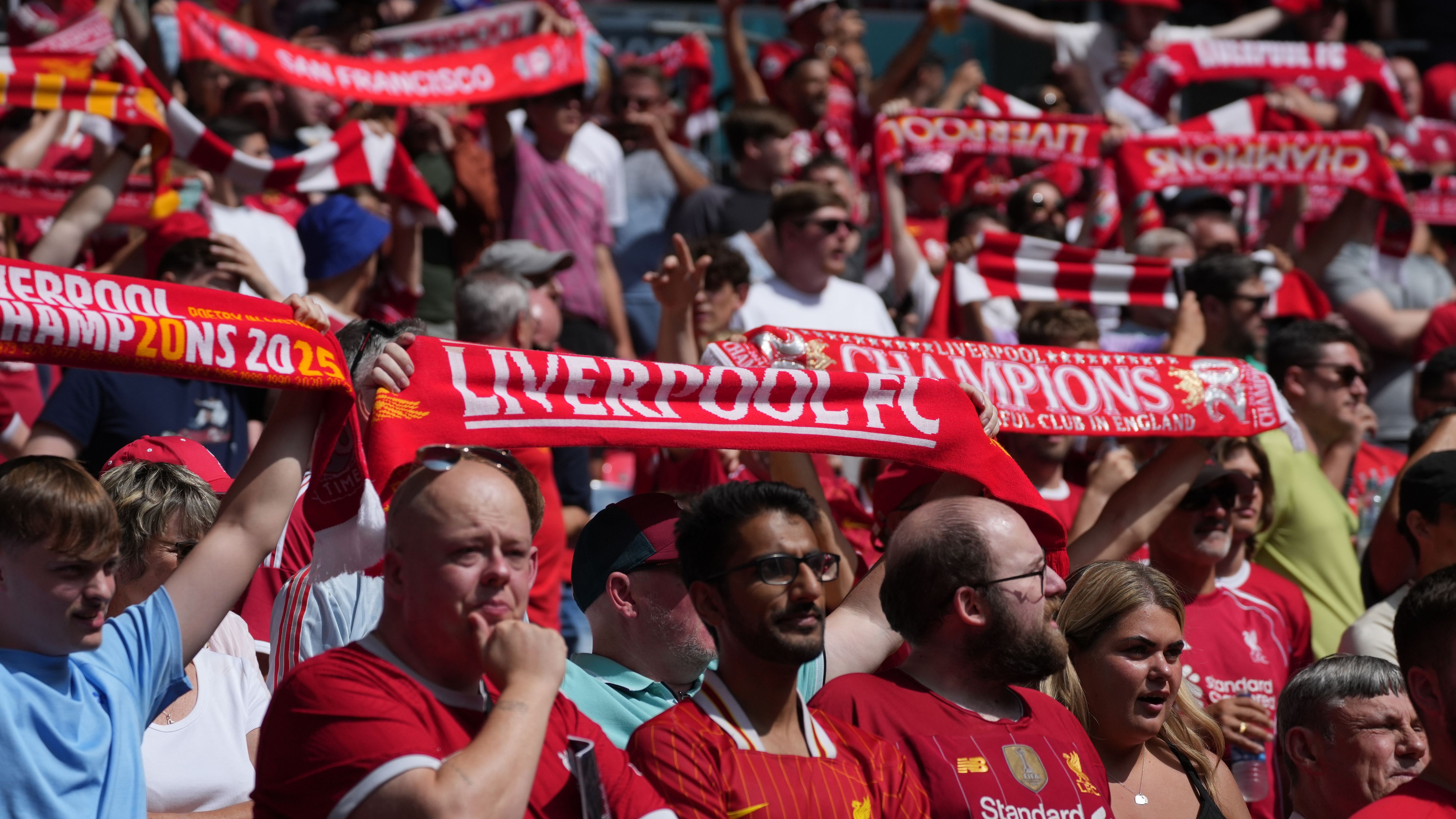Liverpool fans 2025
