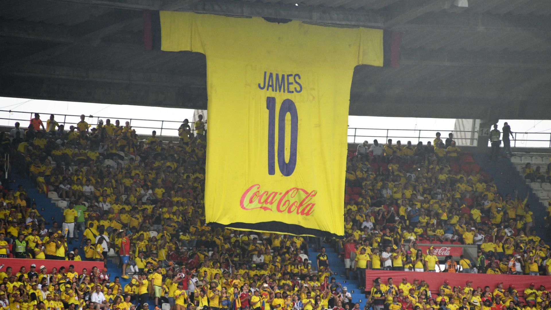 James Rodriguez Fans Shirt Colombia Bolivia South America Qualifiers 23032017