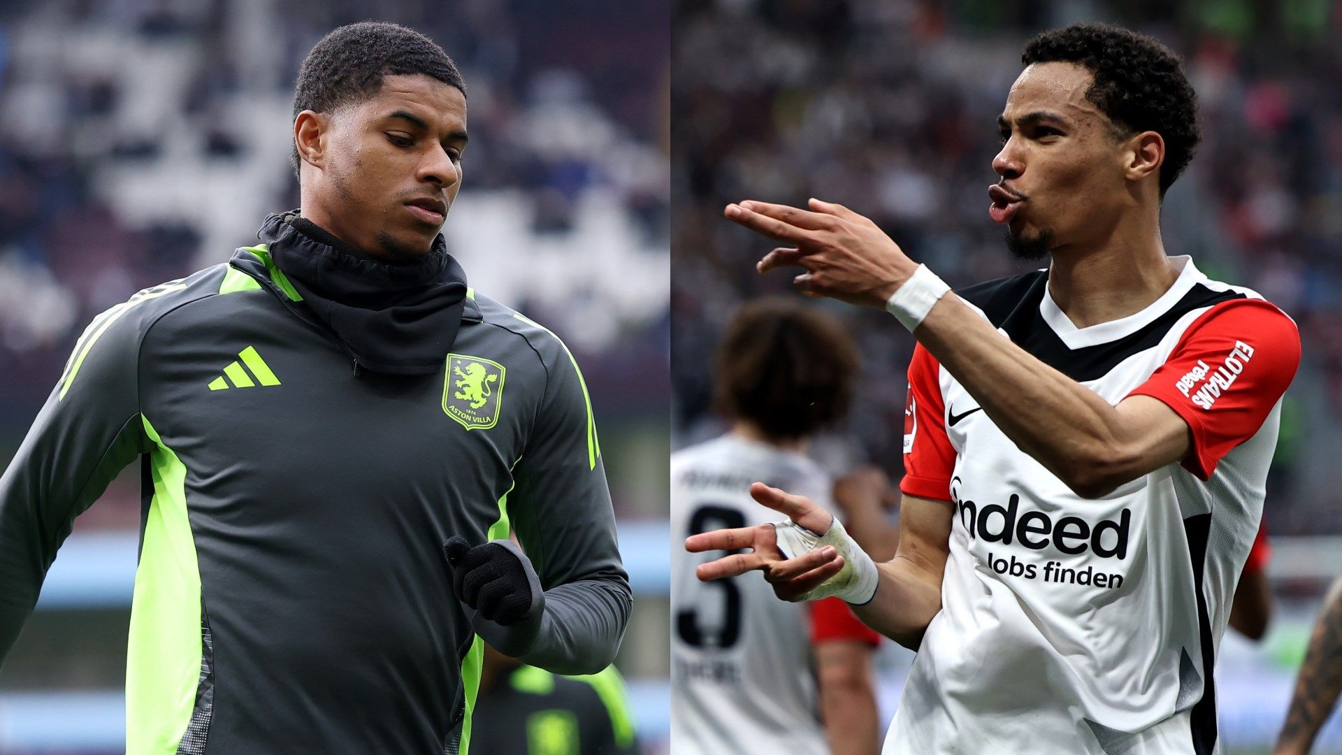 Marcus Rashford Hugo Ekitike Man Utd