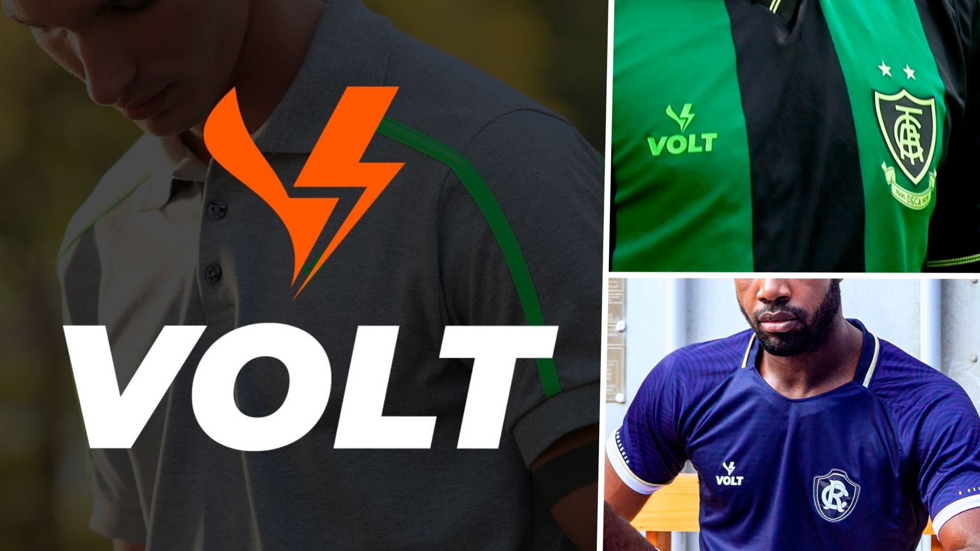 Volt Sport, fornecedora de material esportivo de América-MG e Remo
