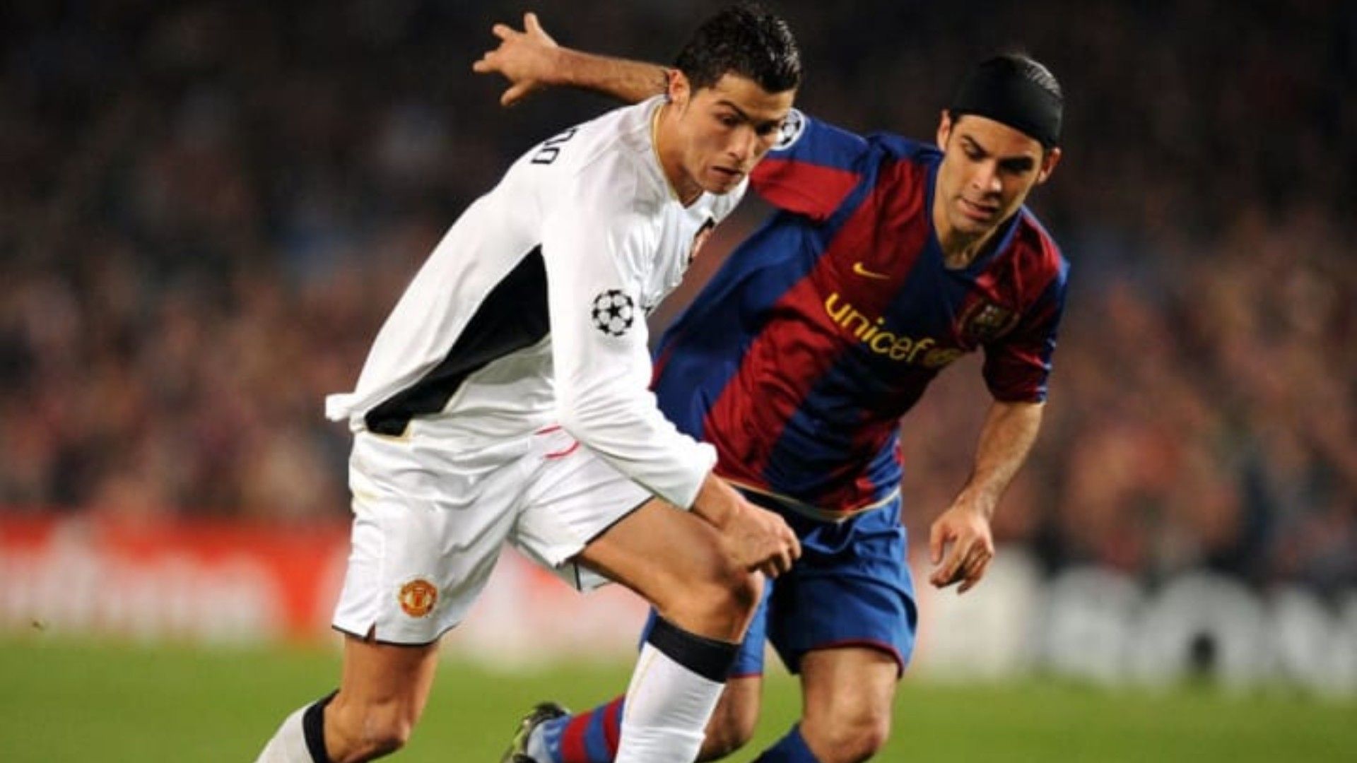 Rafael Márquez Cristiano Ronaldo Champions League