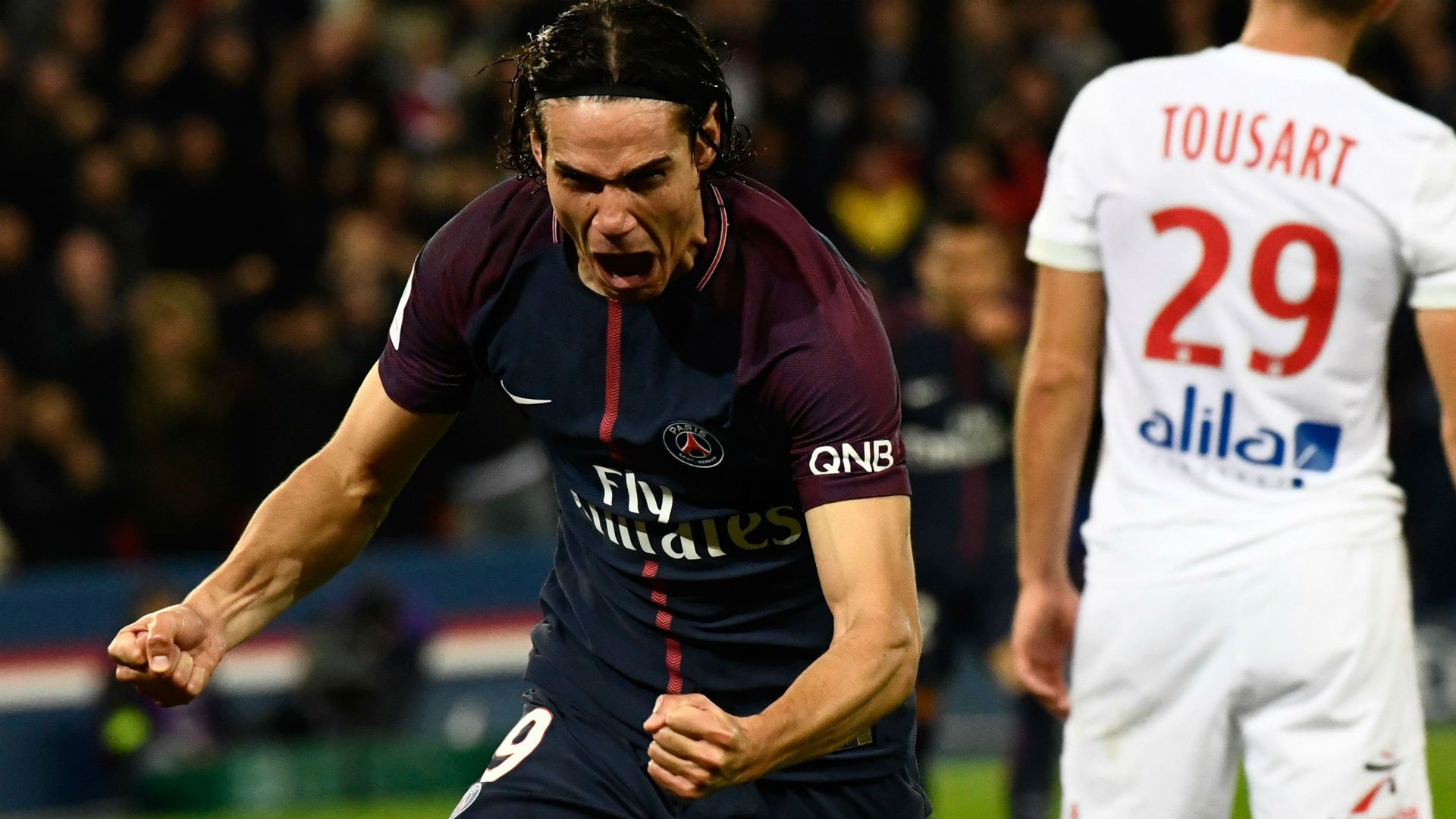 Edinson Cavani PSG Lyon Ligue 1 17092017