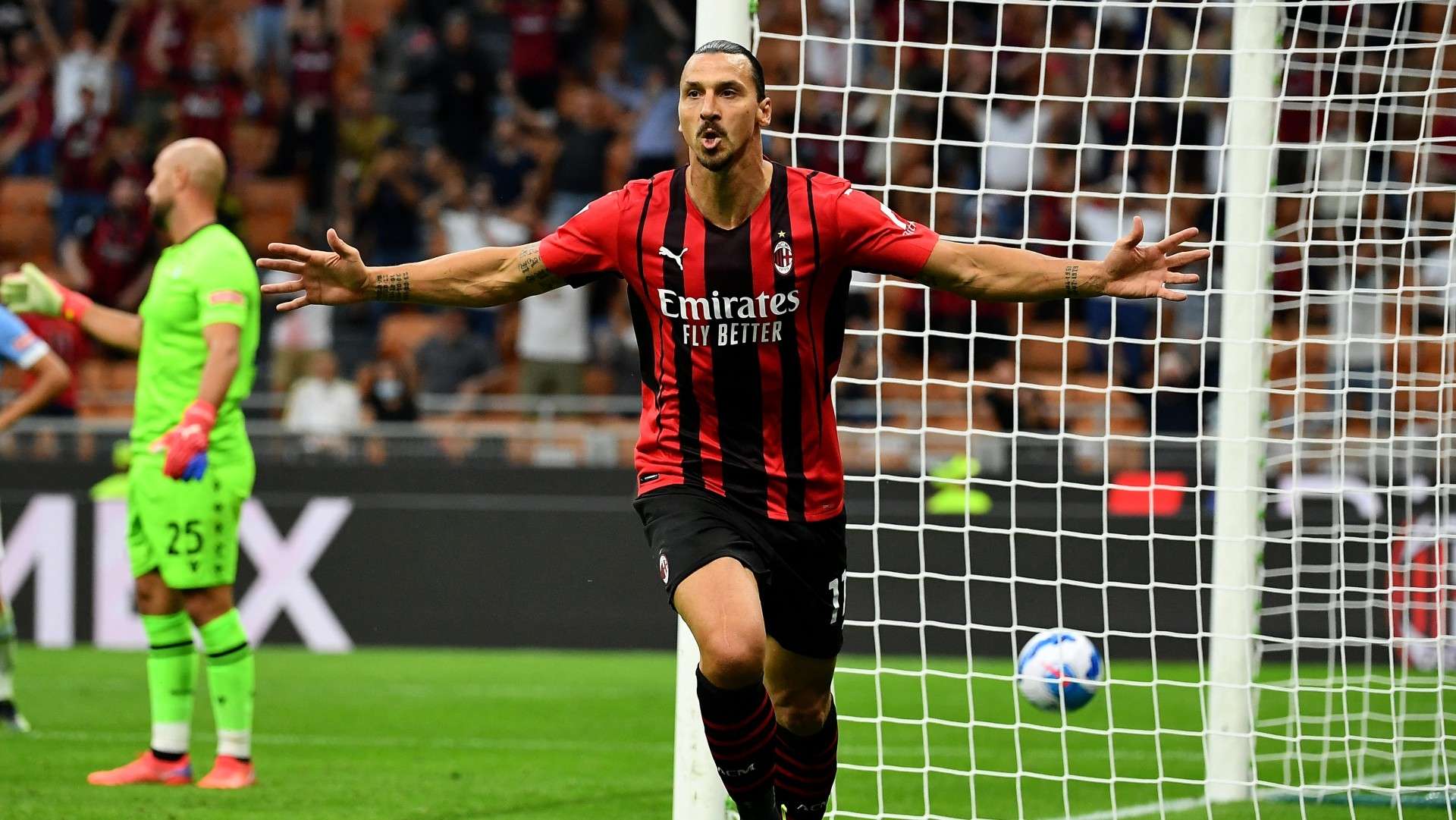 Zlatan Ibrahimovic Milan Lazio Serie A