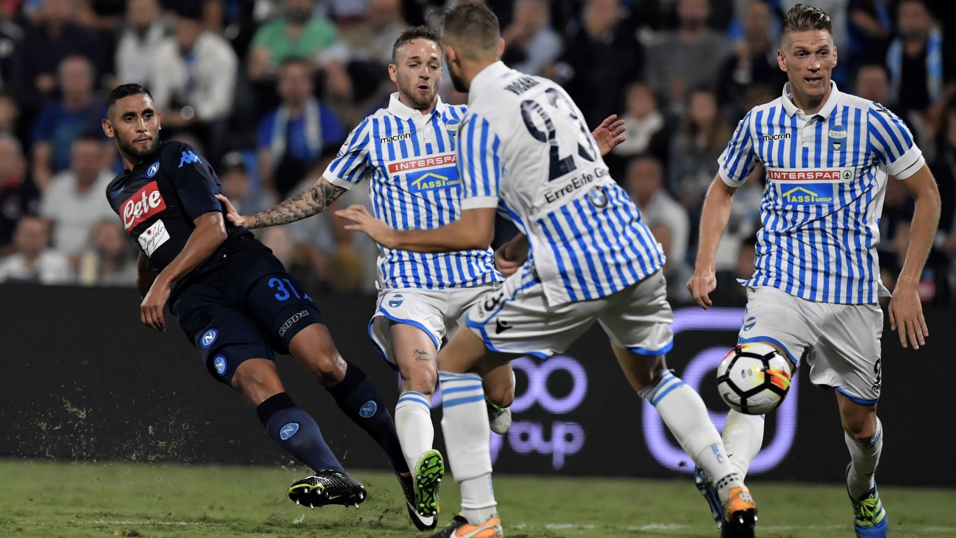 Faouzi Ghoulam SPAL Napoli Serie A