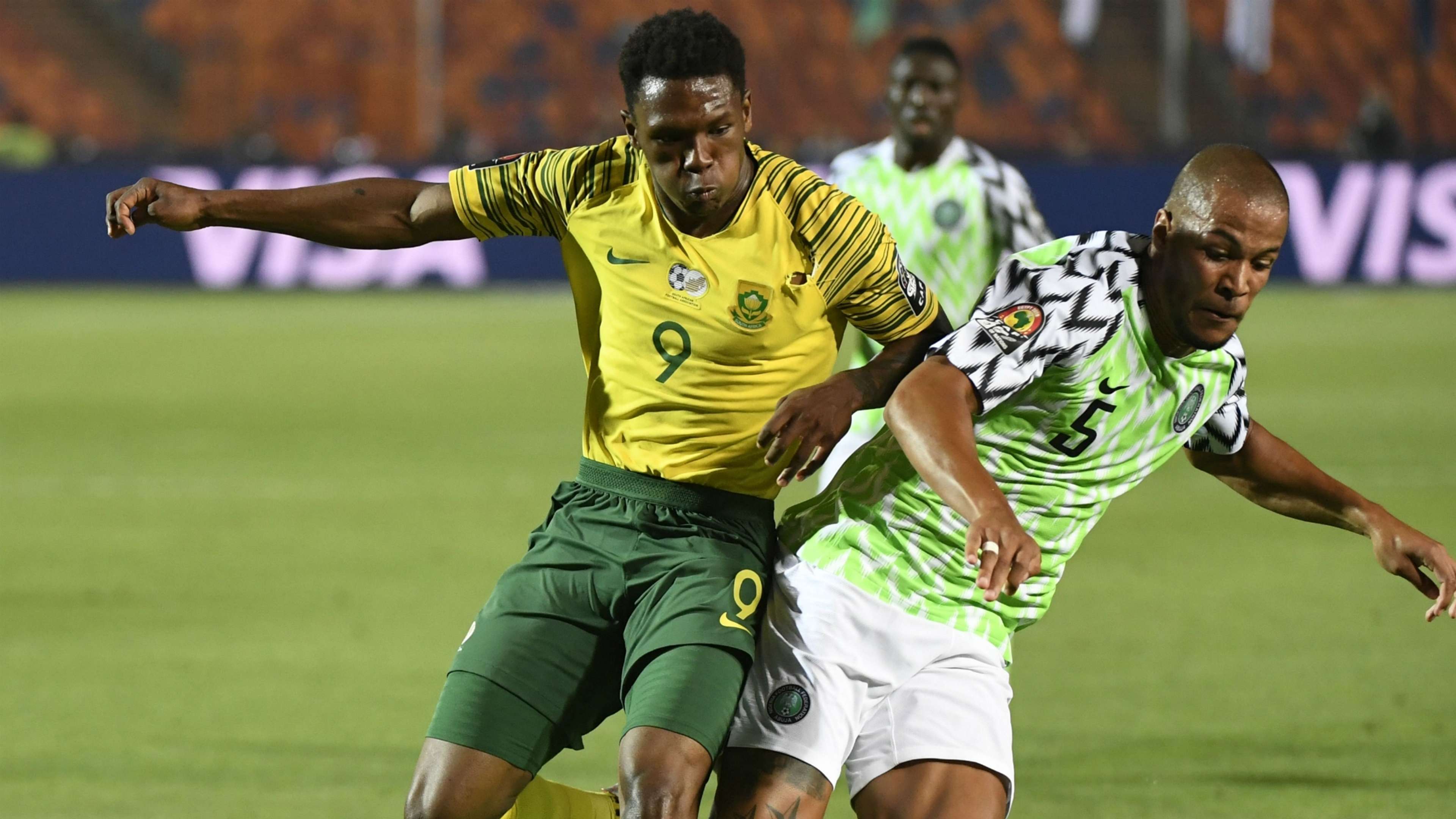 Lebo Mothiba and William Troost-Ekong - Nigeria vs. South Africa