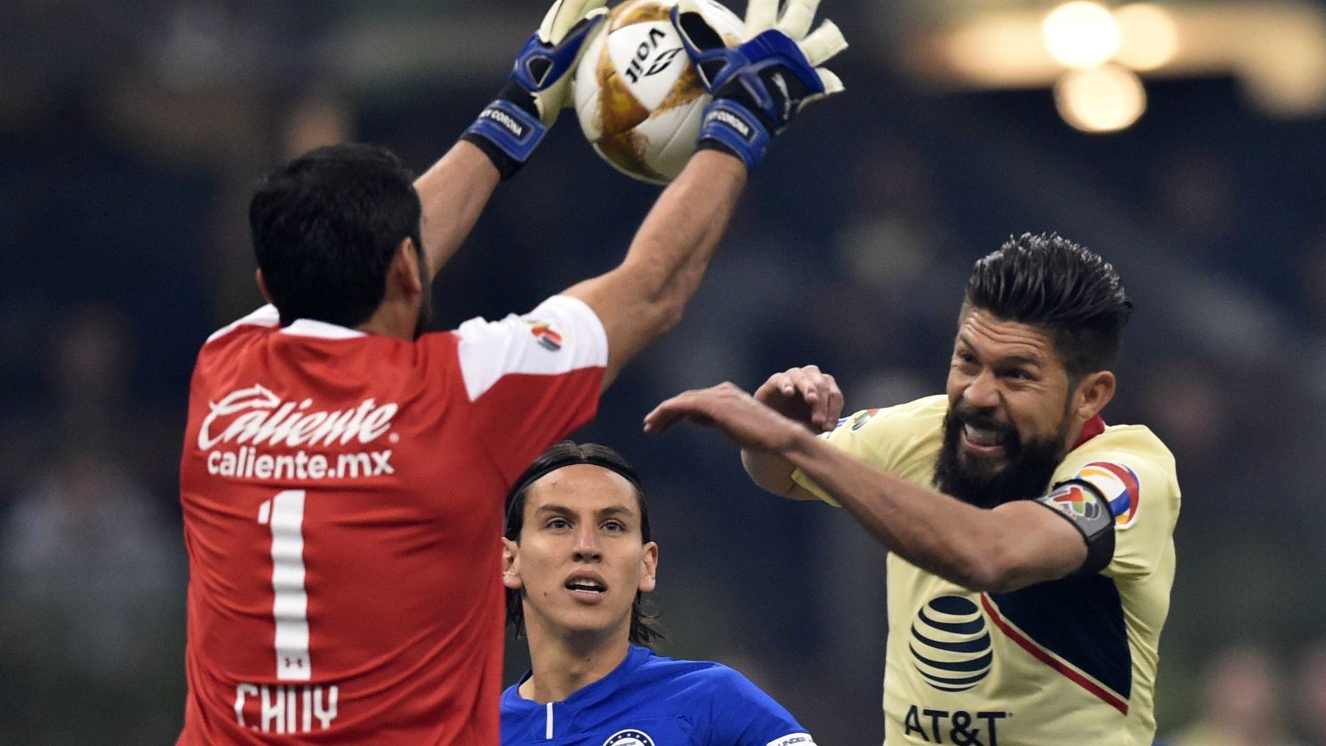 Oribe Peralta Club America Jesus Corona Cruz Azul