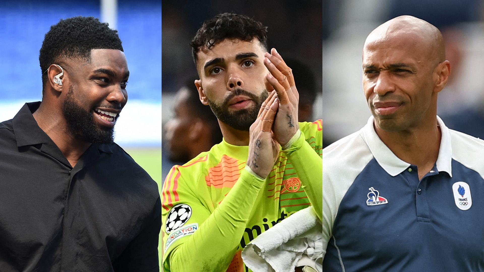 GFX Micah Richards David Raya Thierry Henry