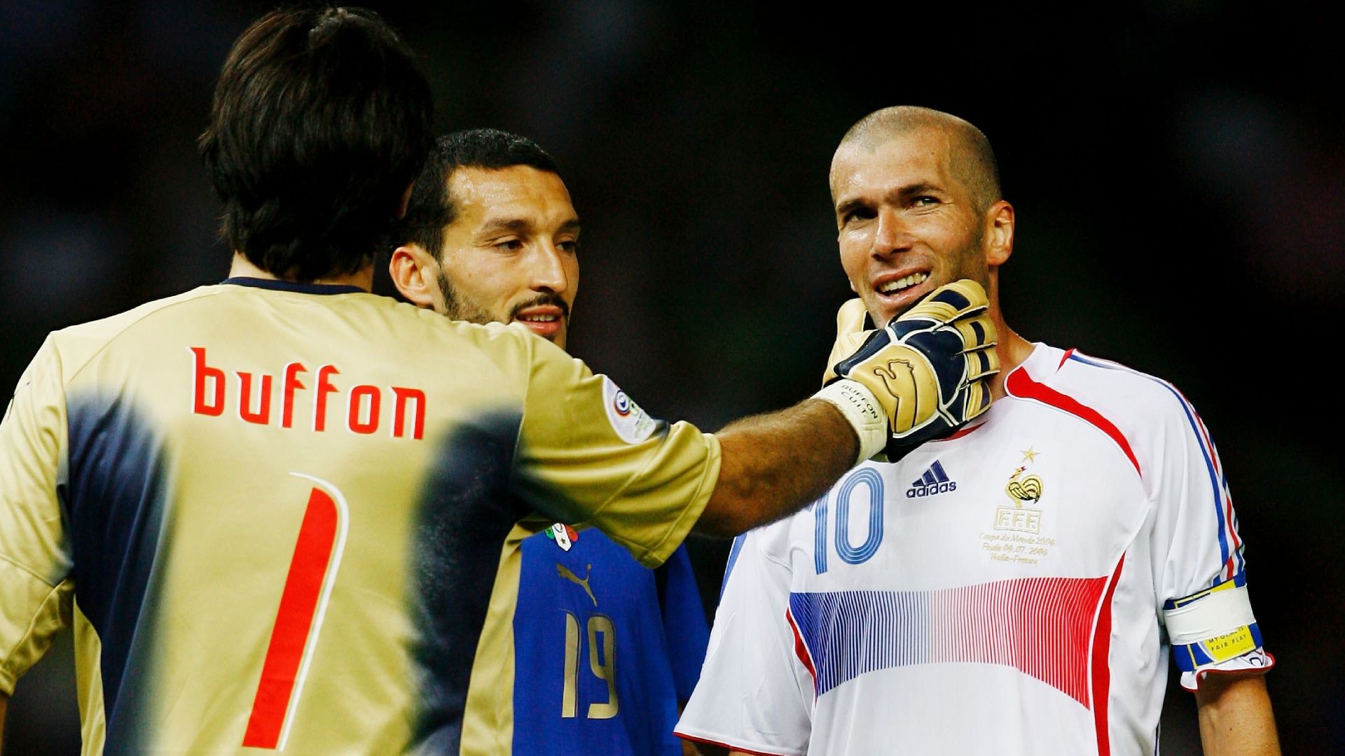 France Italie Coupe du monde 2006 Buffon Zambrotta Zidane