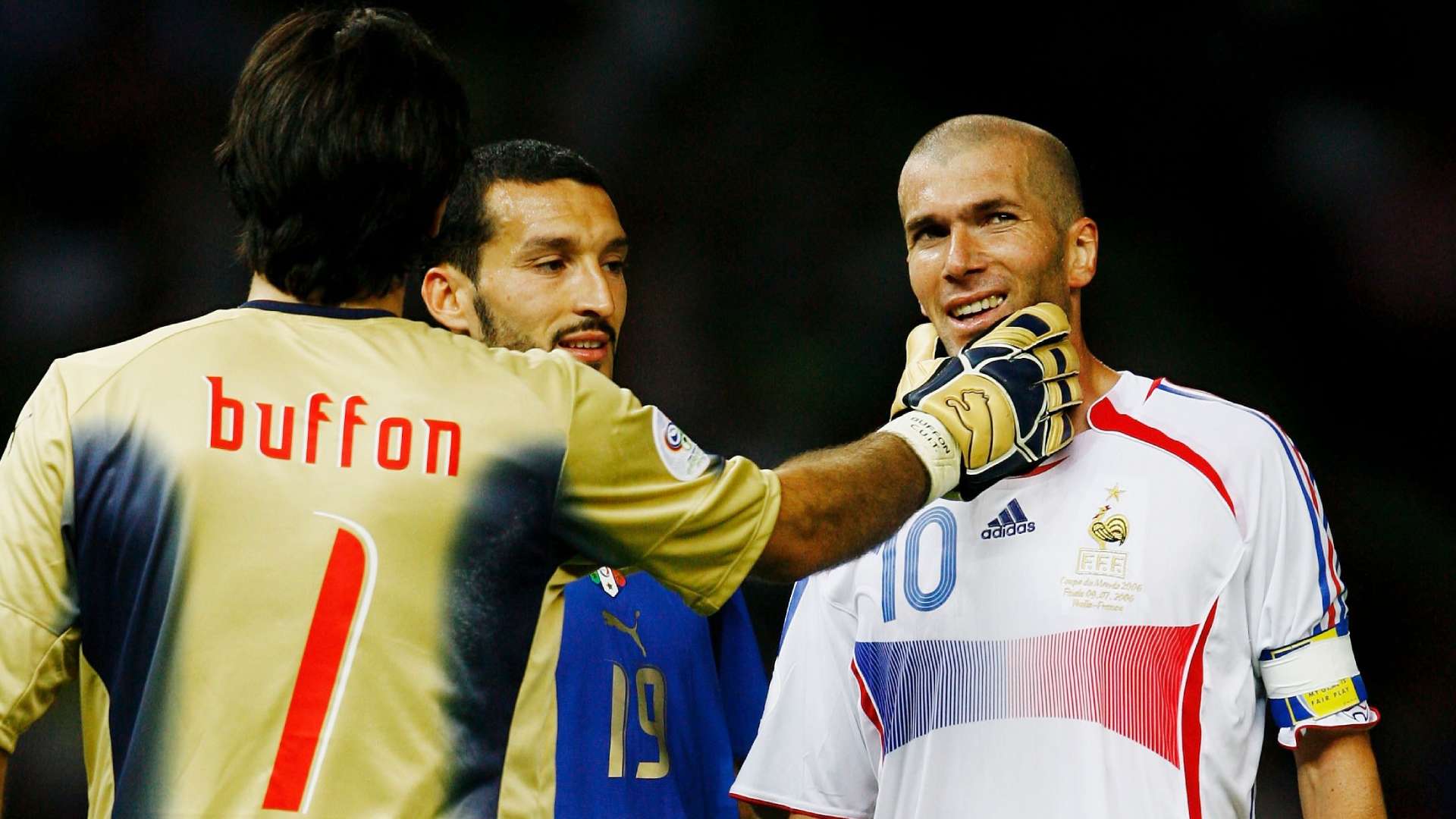 France Italie Coupe du monde 2006 Buffon Zambrotta Zidane
