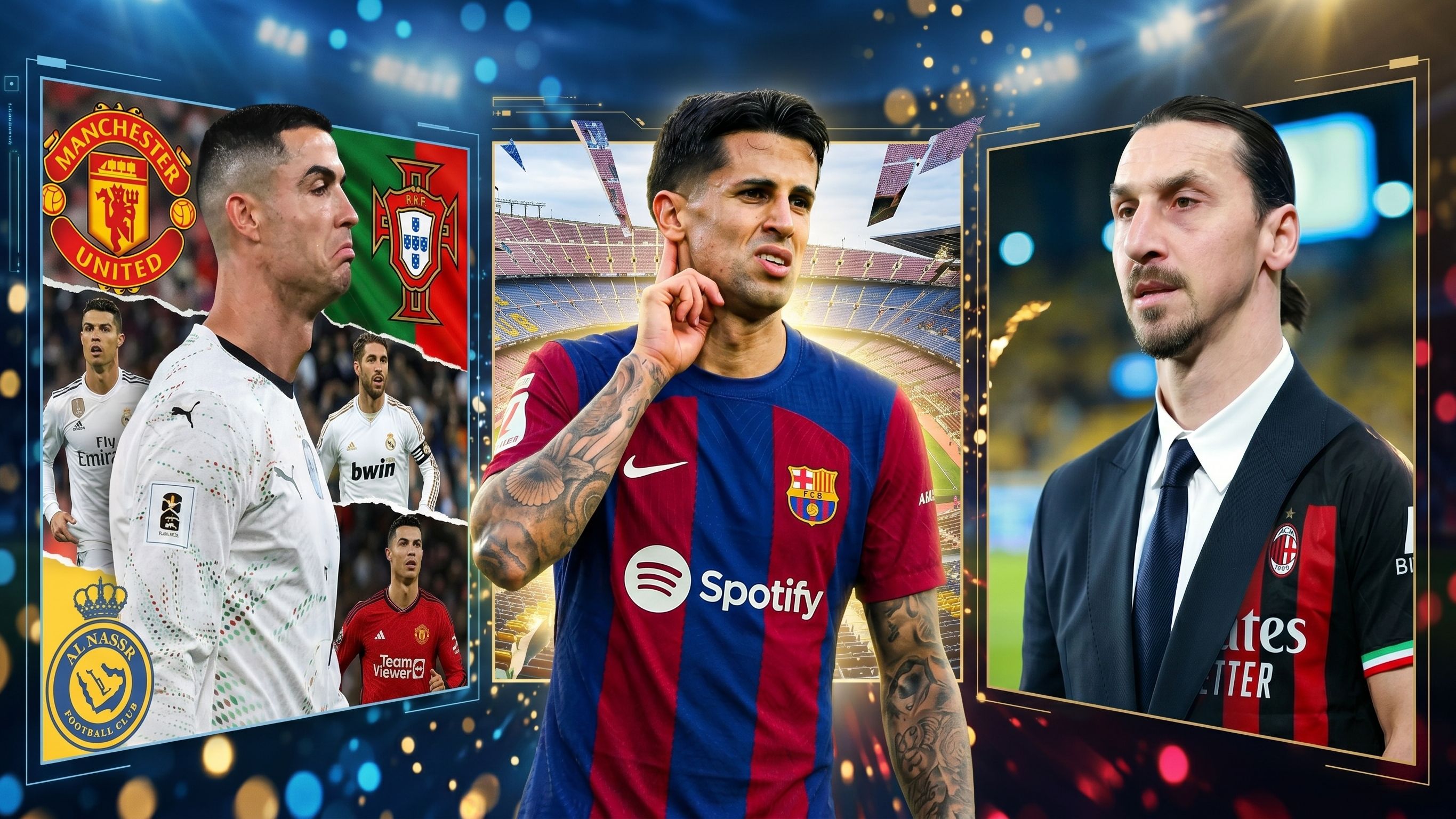 Joao Cancelo Cristiano Ronaldo Ibrahimovic (Goal Only)