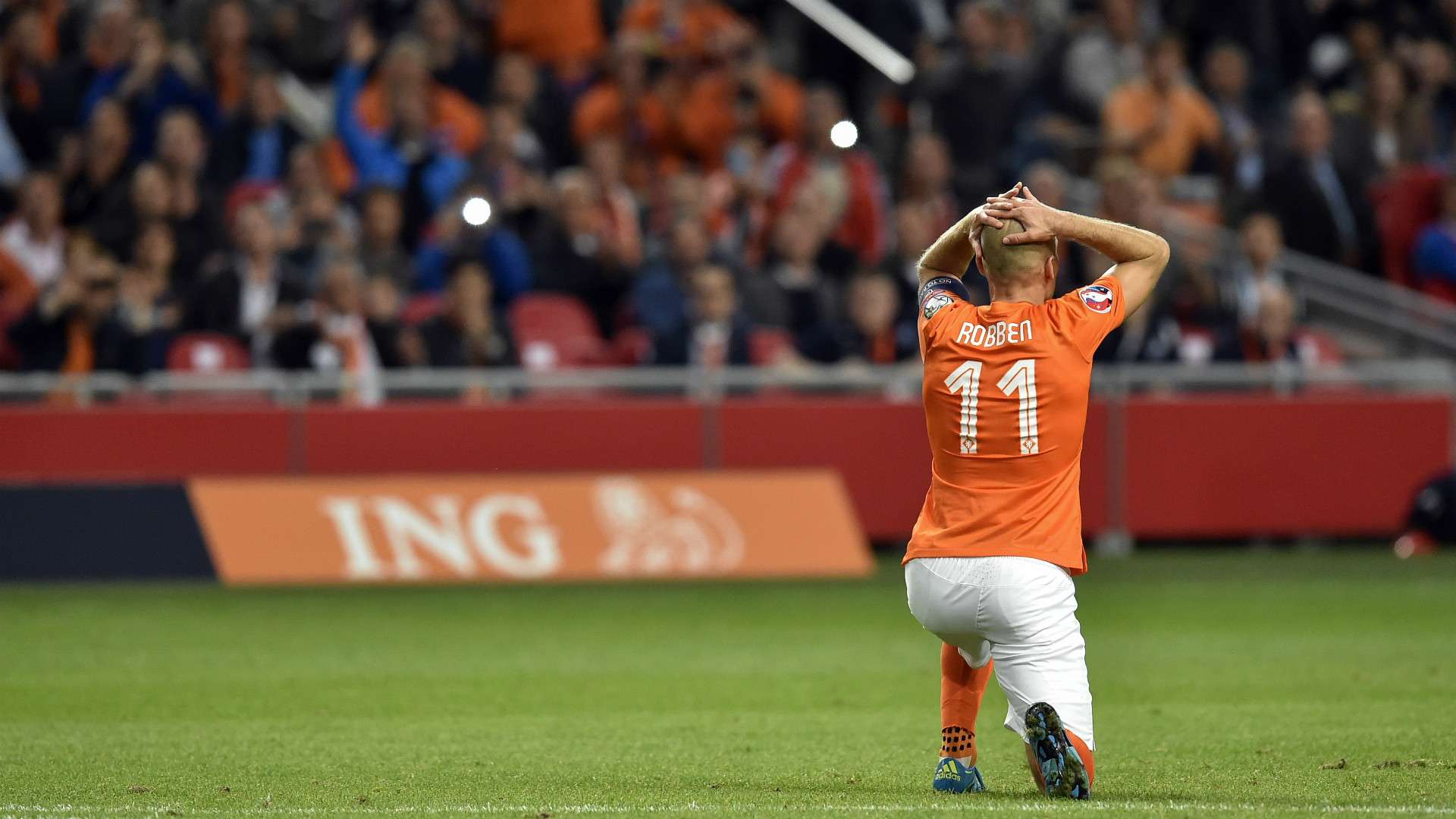 Arjen Robben Netherlands Euro Qualifier