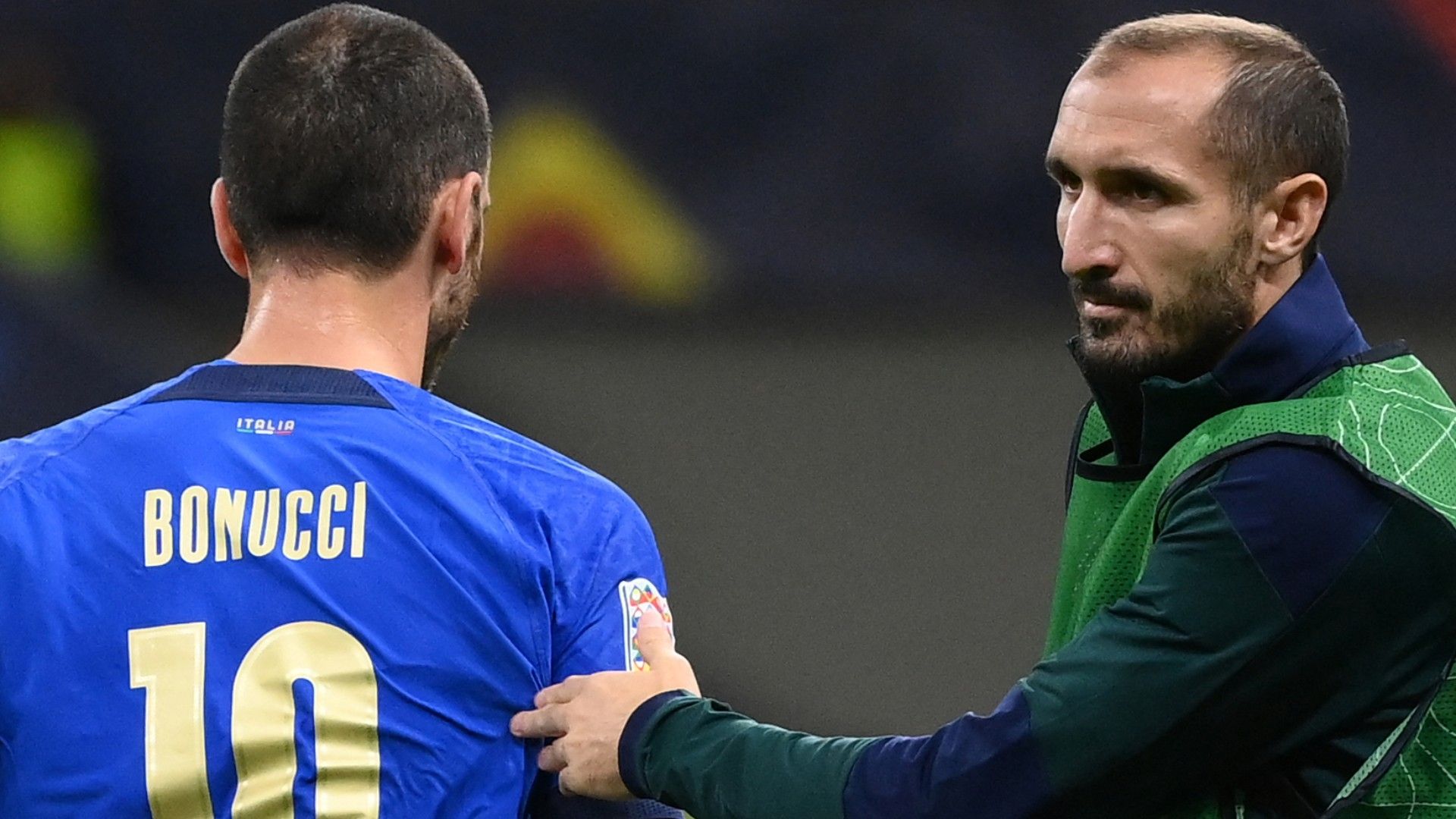 Bonucci Chiellini Italy