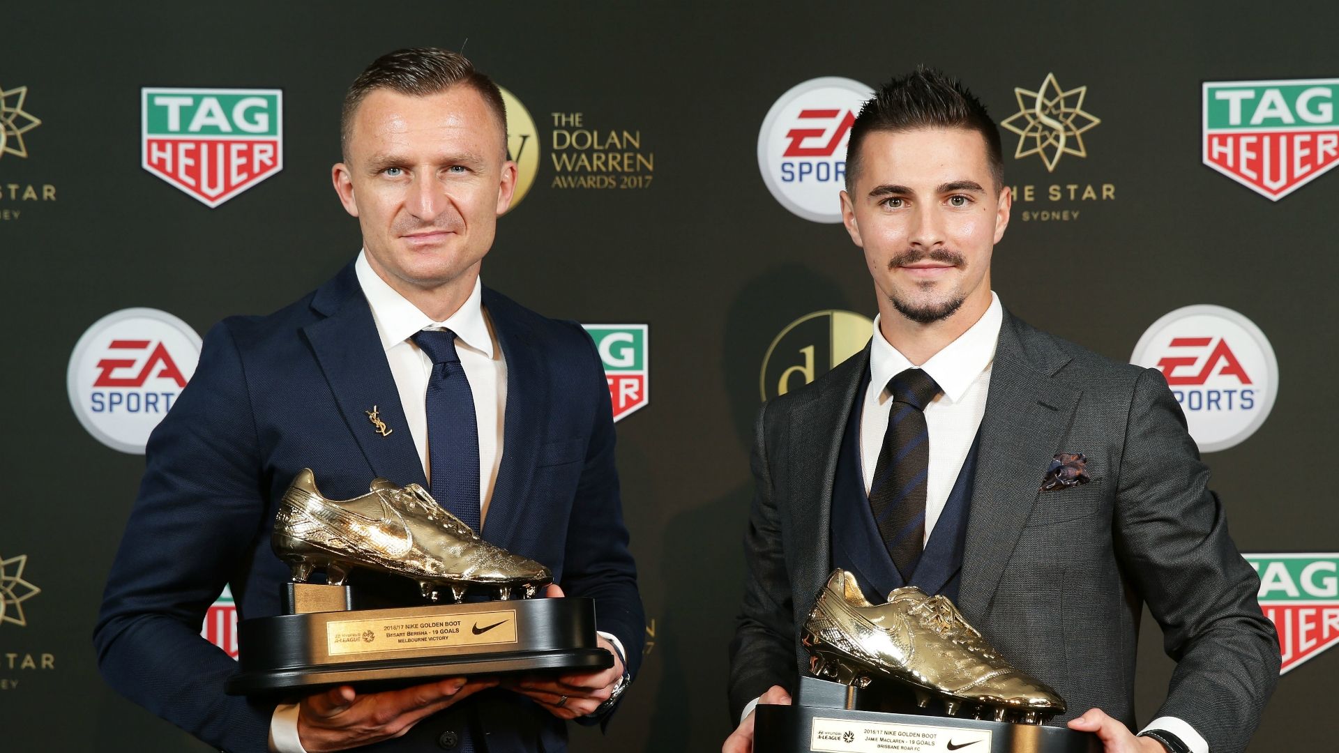 Besart Berisha Melbourne Victory Jamie Maclaren Brisbane Roar A-League 01052017