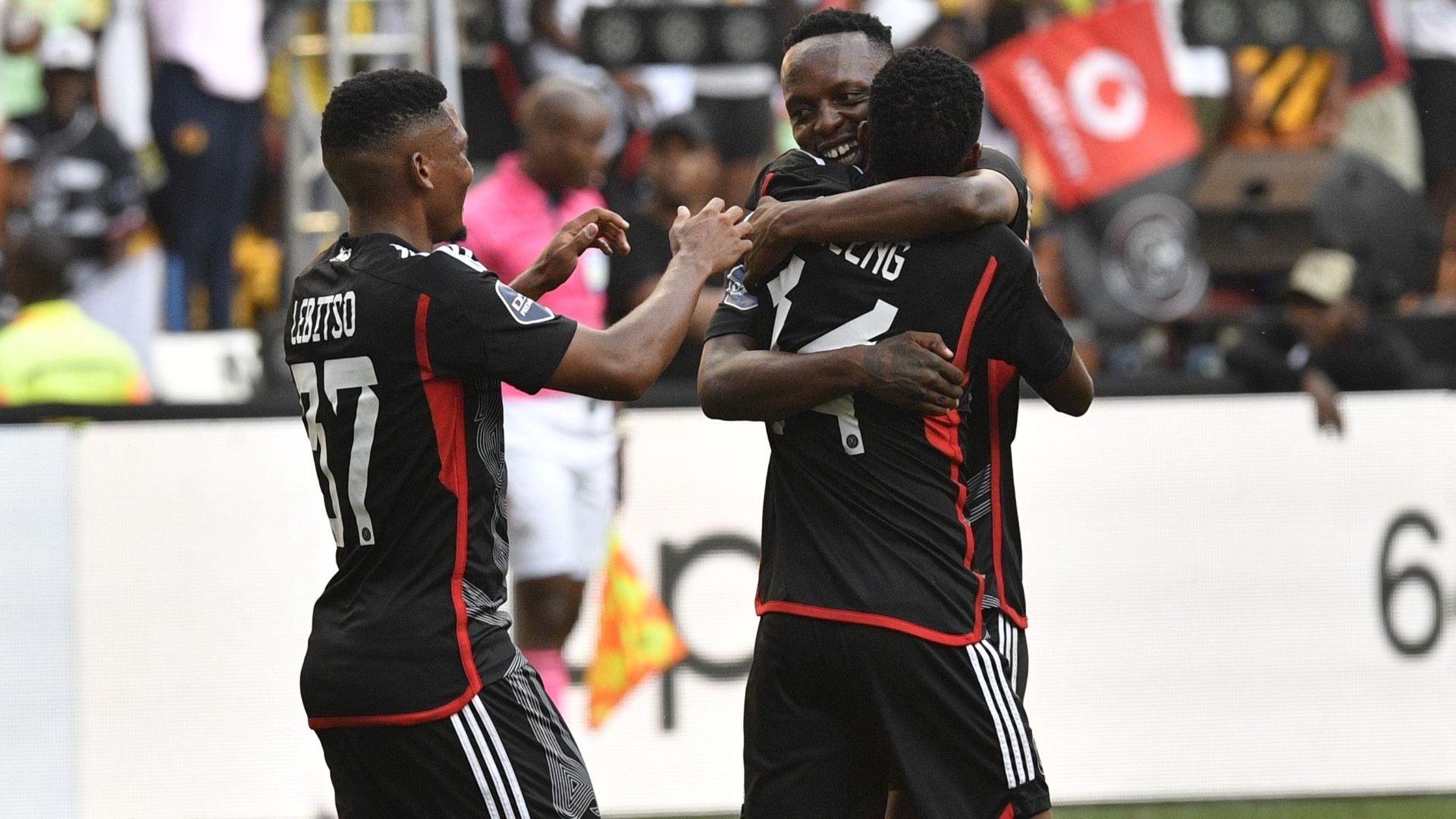 Monnapule Saleng and Thebiso Lebitso, Orlando Pirates 