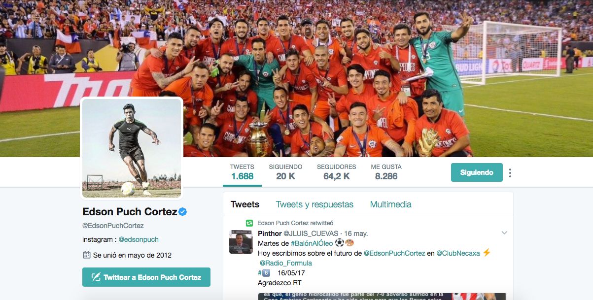 Edson Puch Twitter