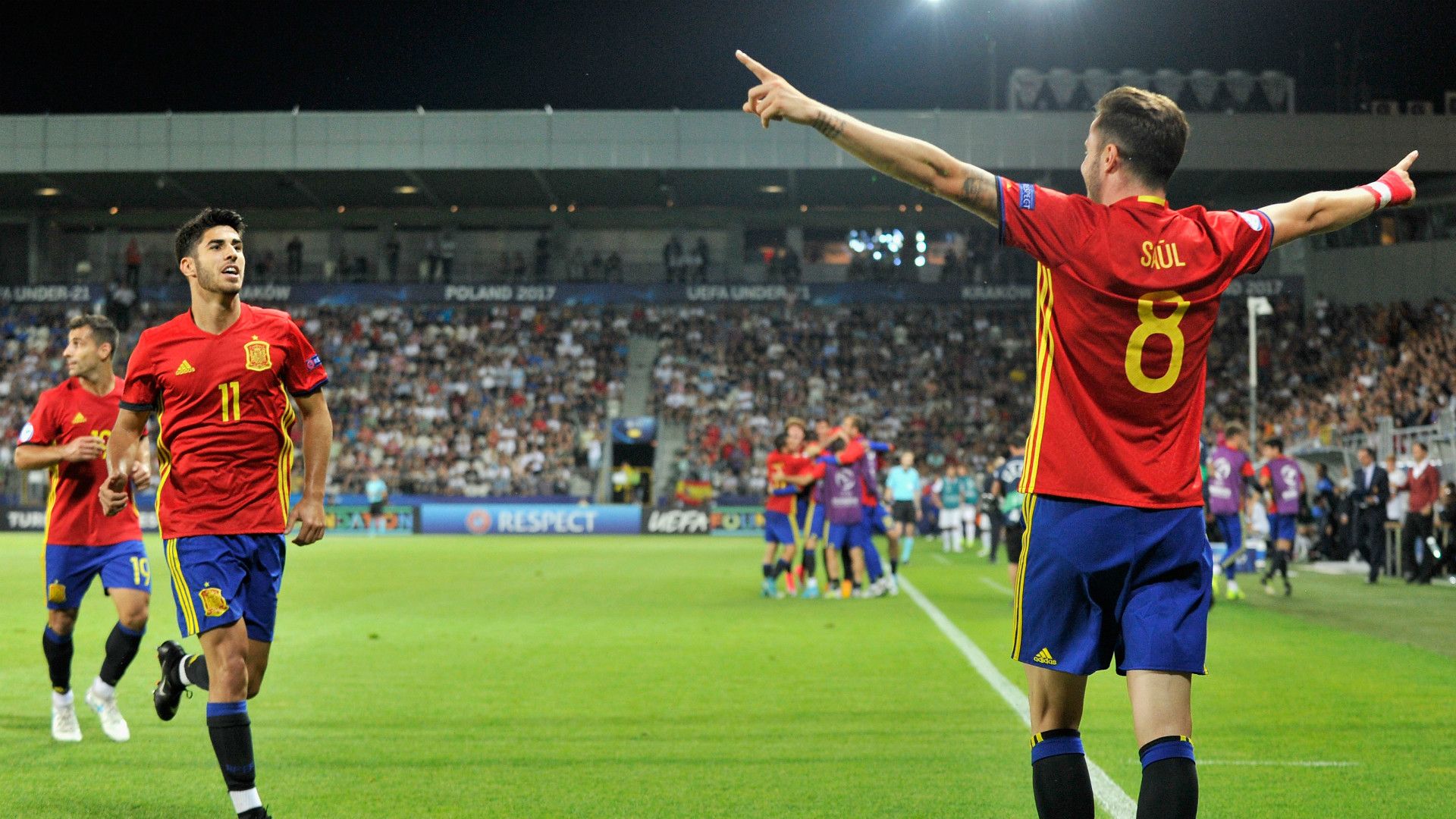 Saul Niguez Asensio Spai Italy European U21