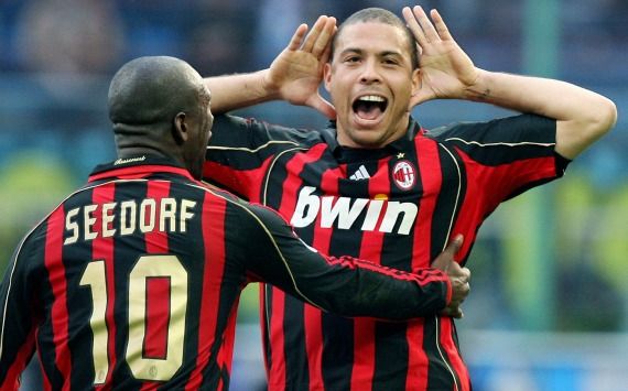 Ronaldo and Clarence Seedorf - Milan