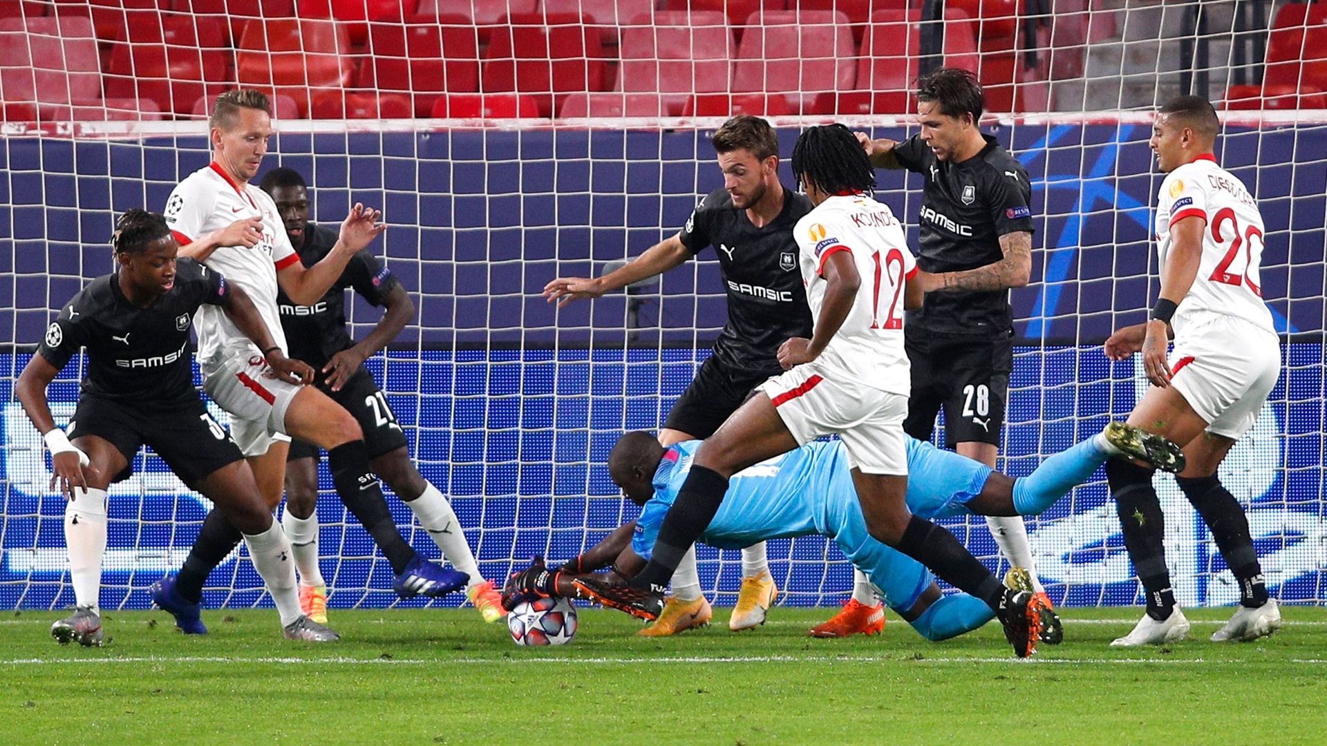 FC Séville Rennes Champions League 281020