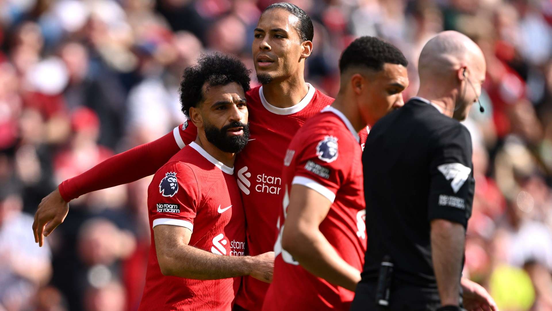 Mohamed Salah Virgil van Dijk Liverpool 2024