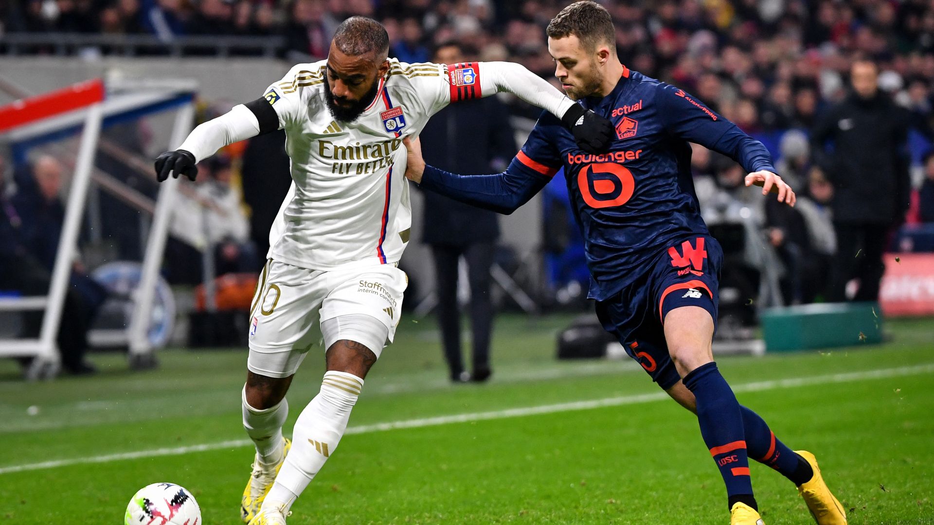 Alexandre Lacazette Lyon Lille Ligue 1 26112023