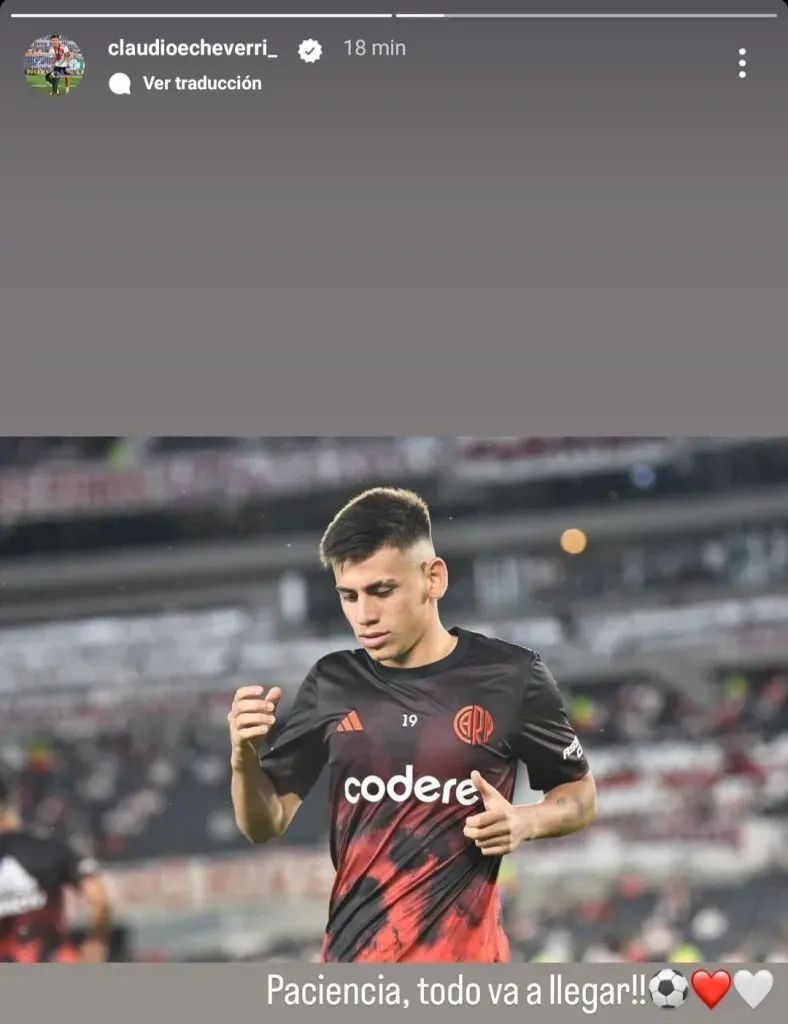 Claudio Echeverri Instagram 07032024