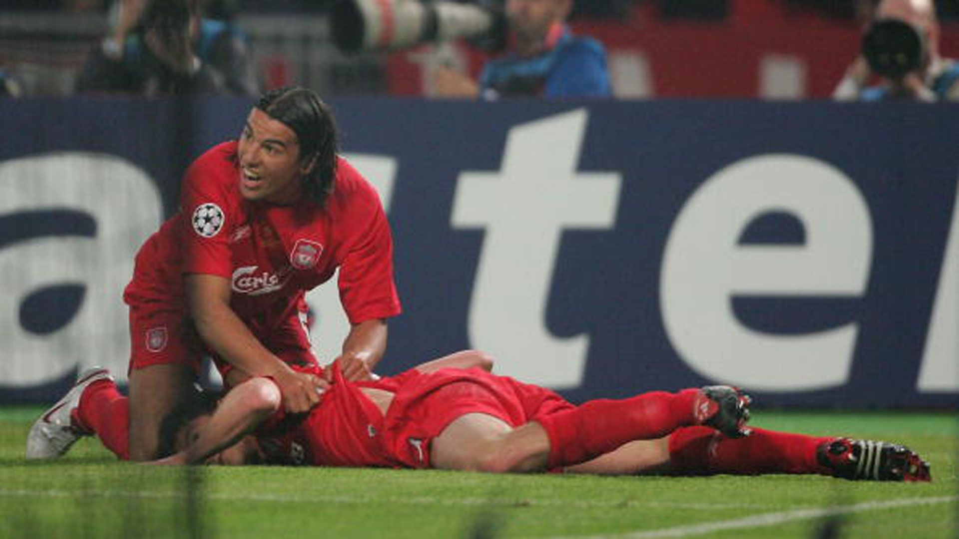 Milan Baros 2005 liverpool