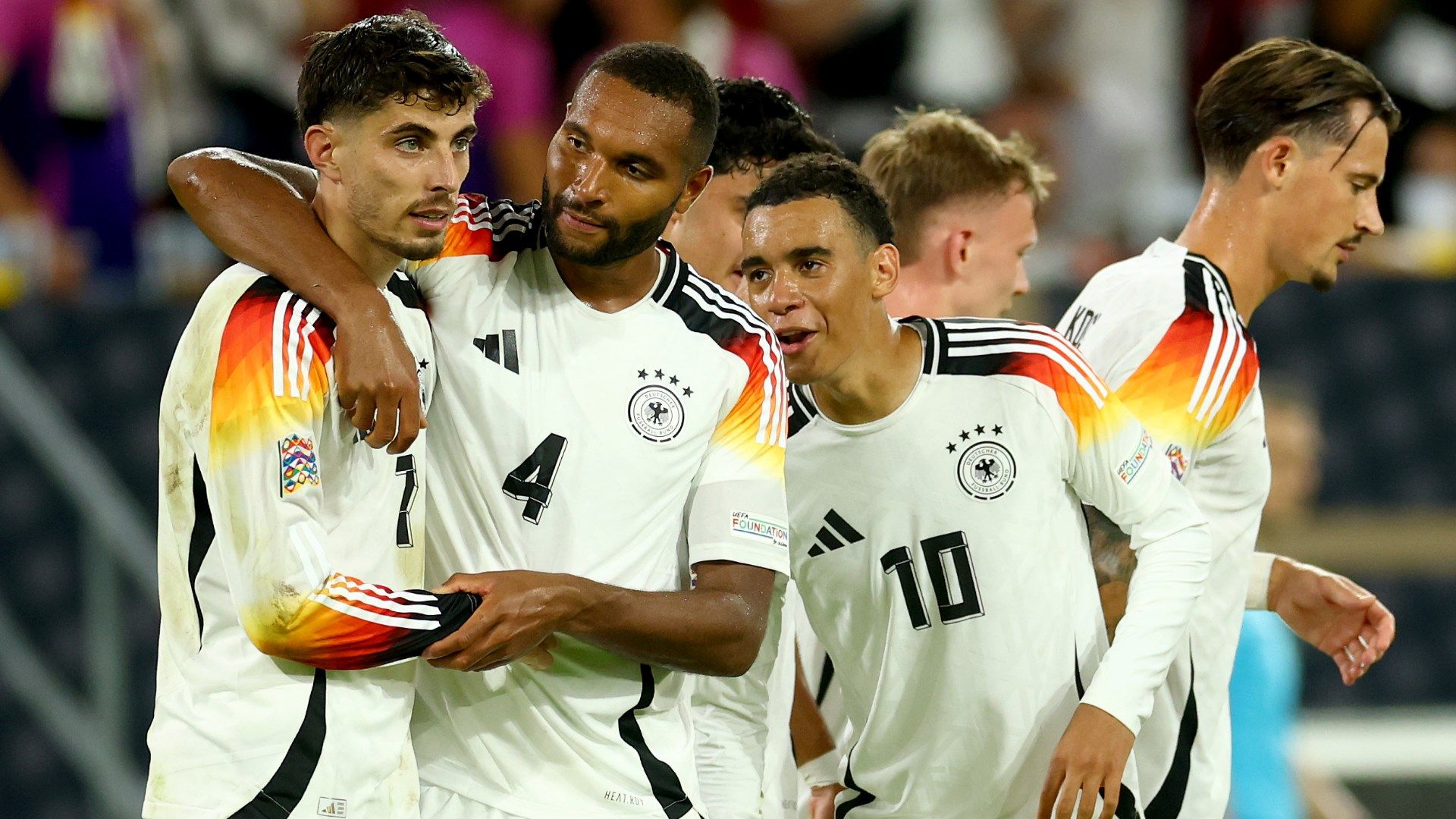 Kai Havertz Jonathan Tah Jamal Musiala Germany 2024