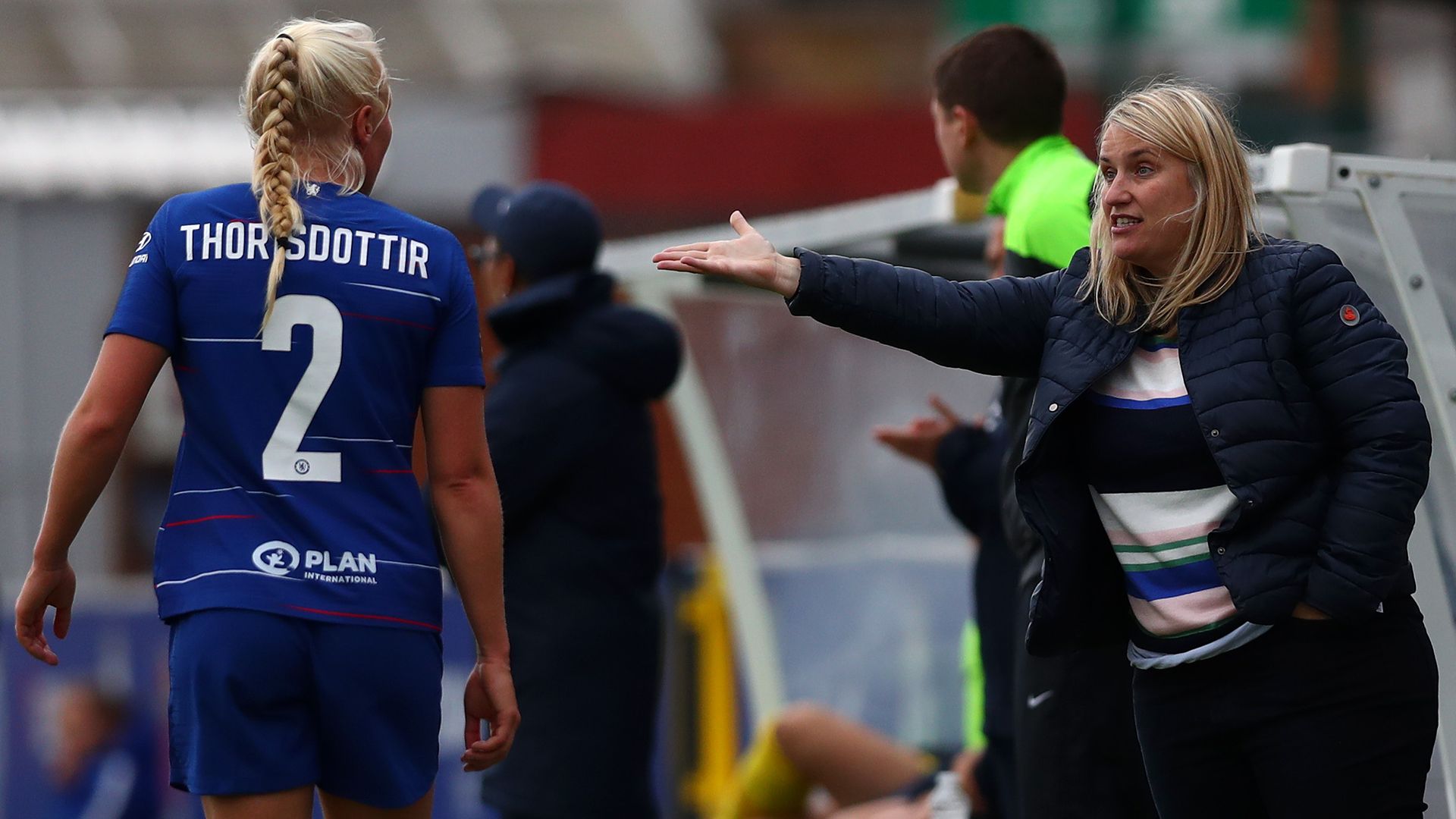 Emma Hayes Maria Thorisdottir Chelsea 2018