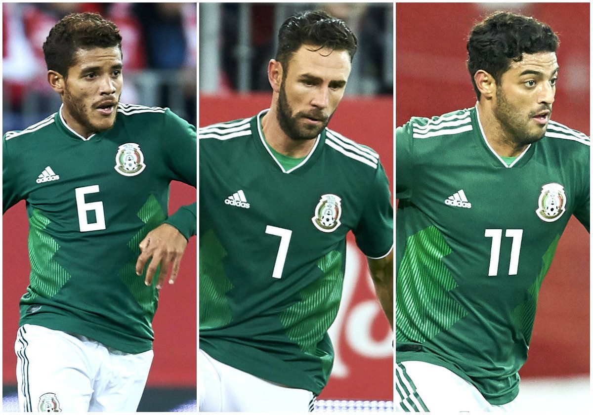 Jonathan dos Santos Miguel Layún Carlos Vela Selección Mexicana 160118
