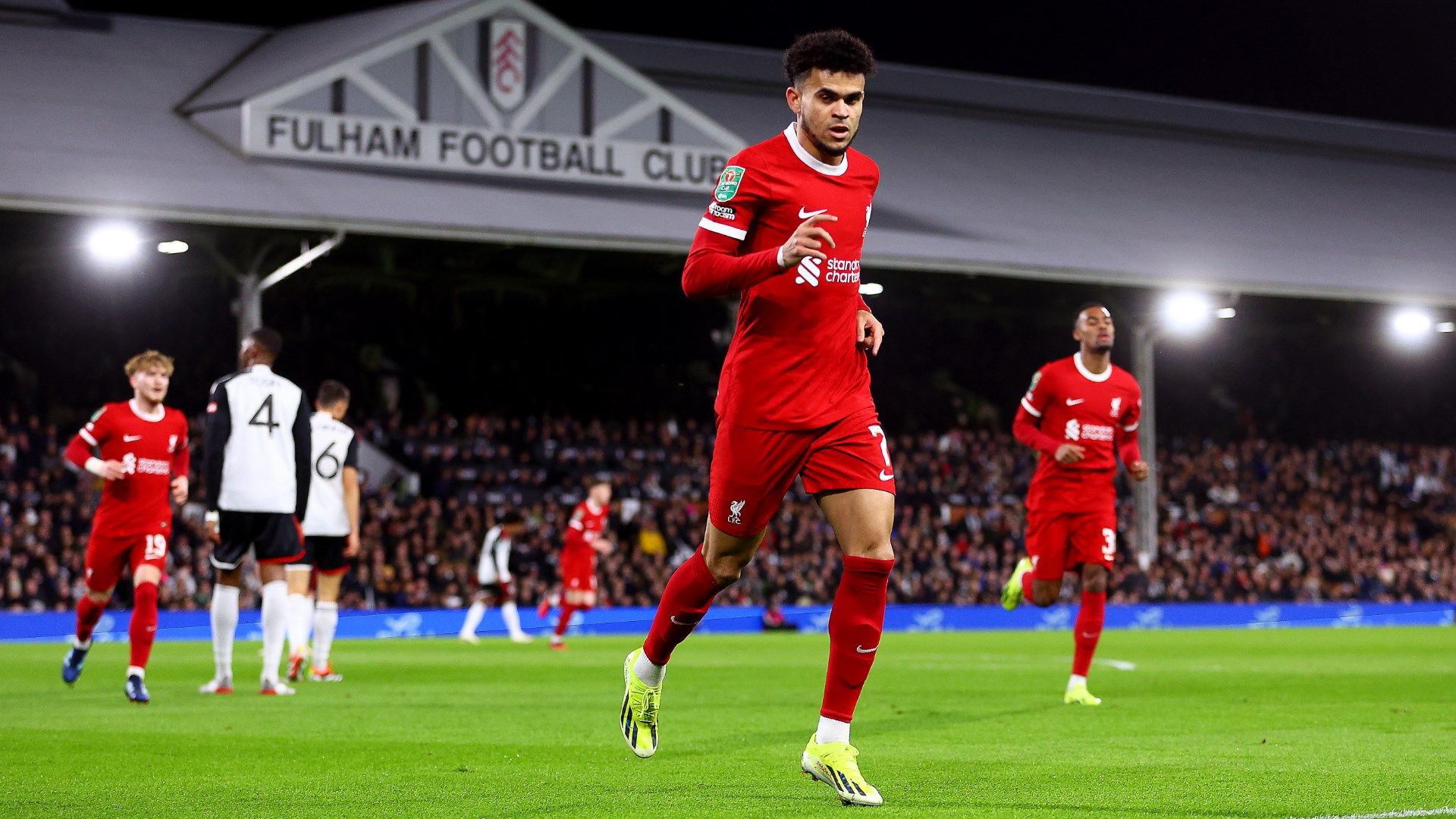 Luis Diaz Liverpool Fulham 2023-24