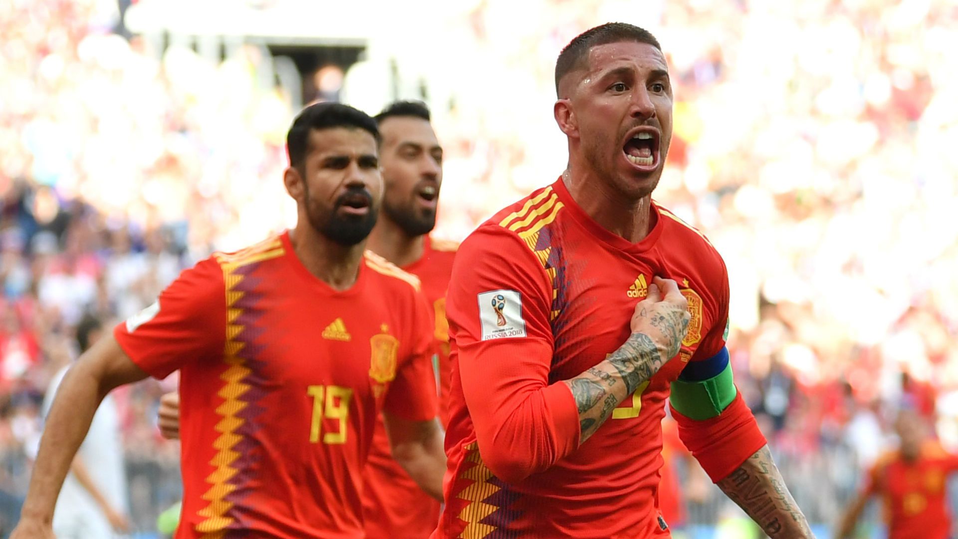 Sergio Ramos Spain Russia World Cup 2018
