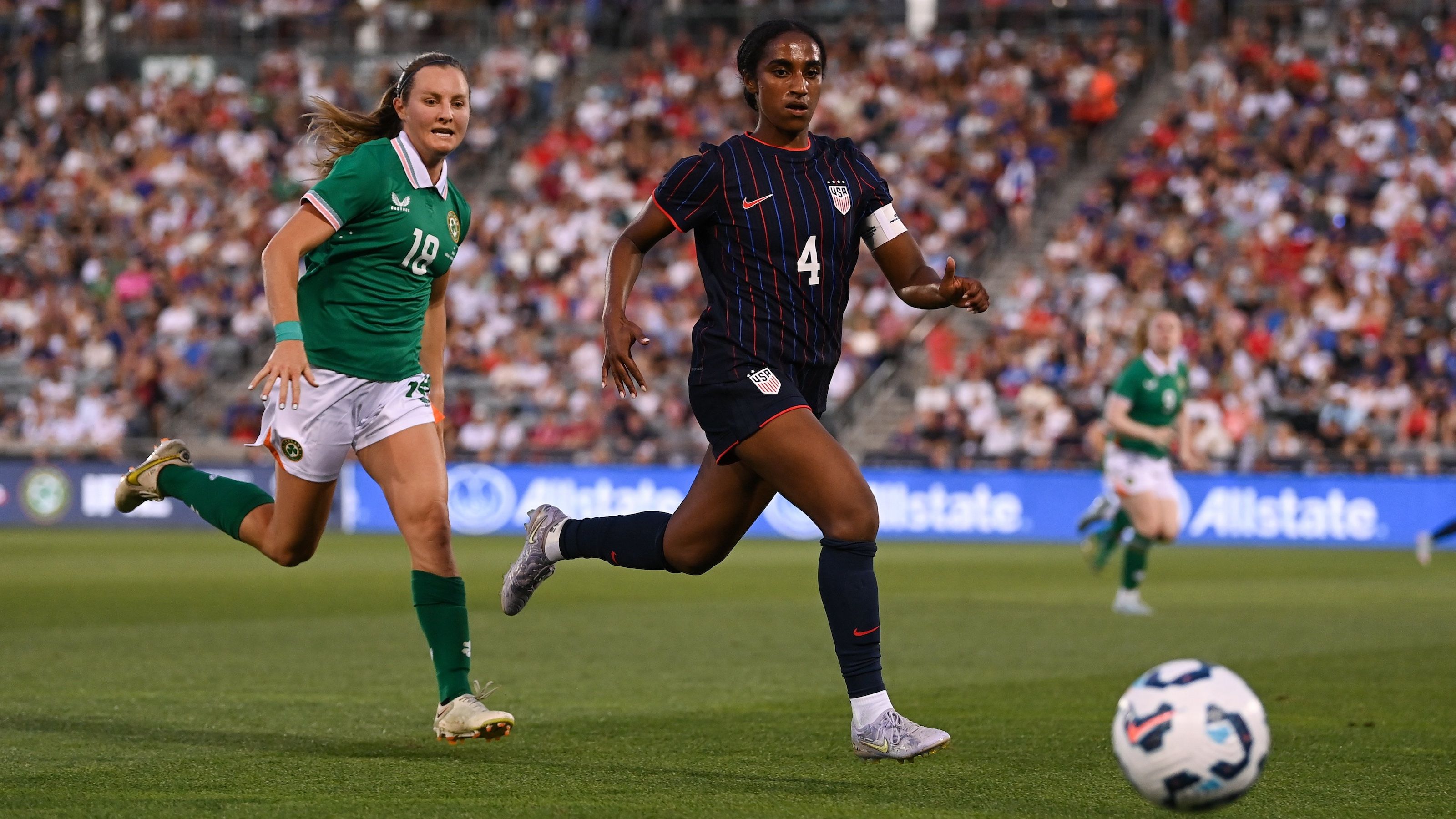 Naomi Girma USWNT vs Ireland