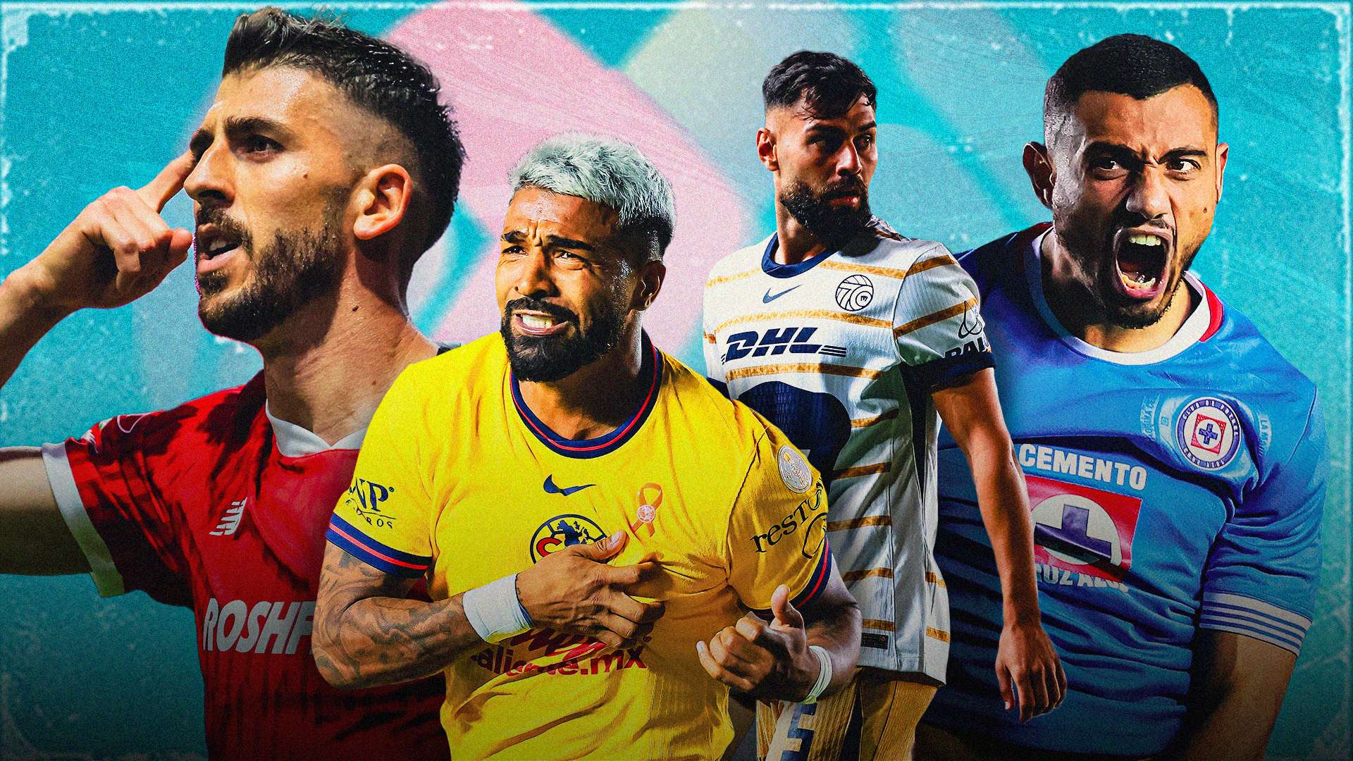 Mejores fichajes Apertura 2024 Liga Mx GFX