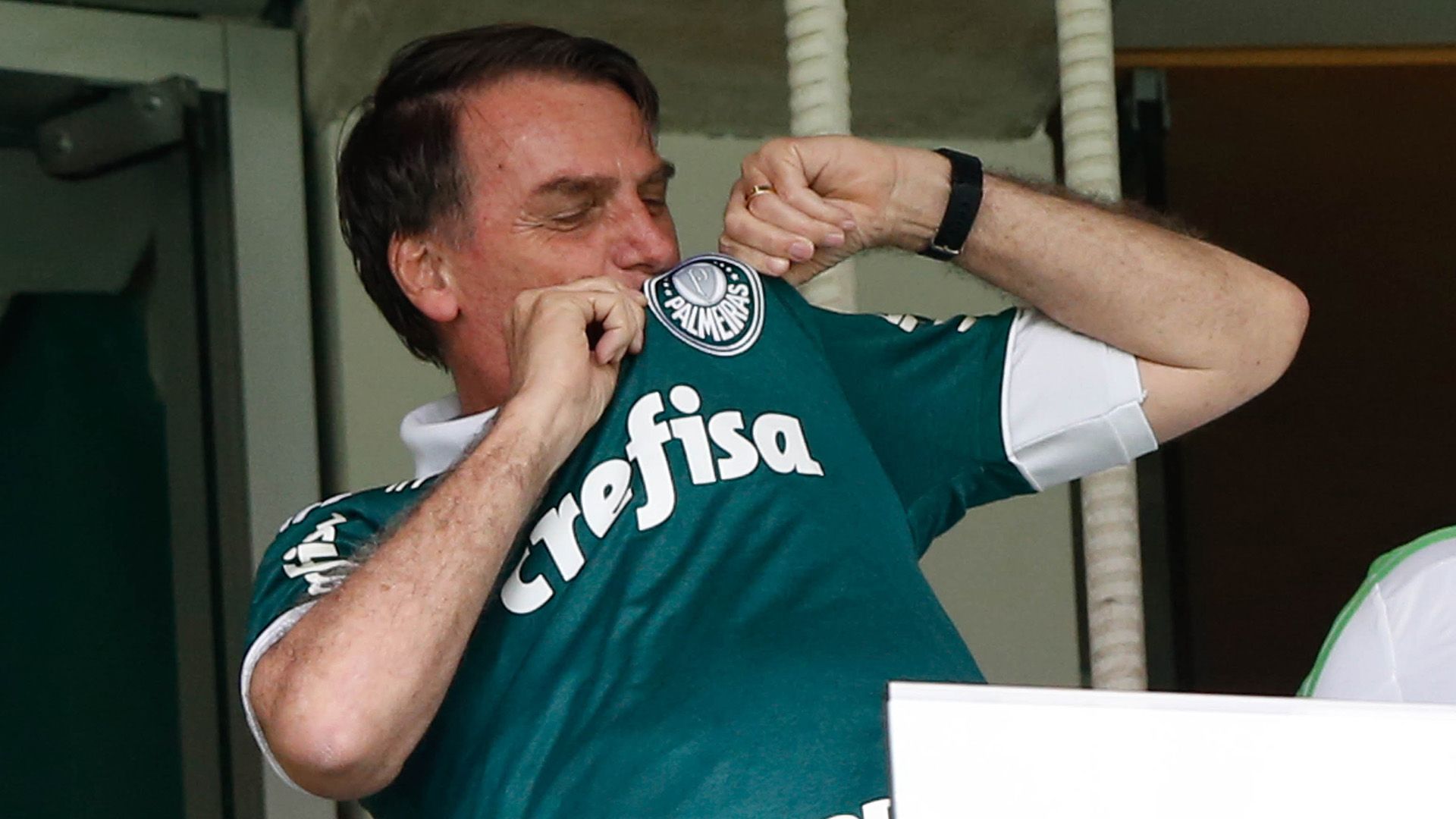 Jair Bolsonaro Palmeiras Vitória Brasileirão Série A 02122018