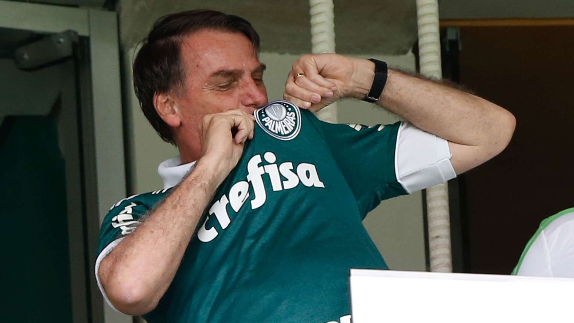 Jair Bolsonaro Palmeiras Vitória Brasileirão Série A 02122018