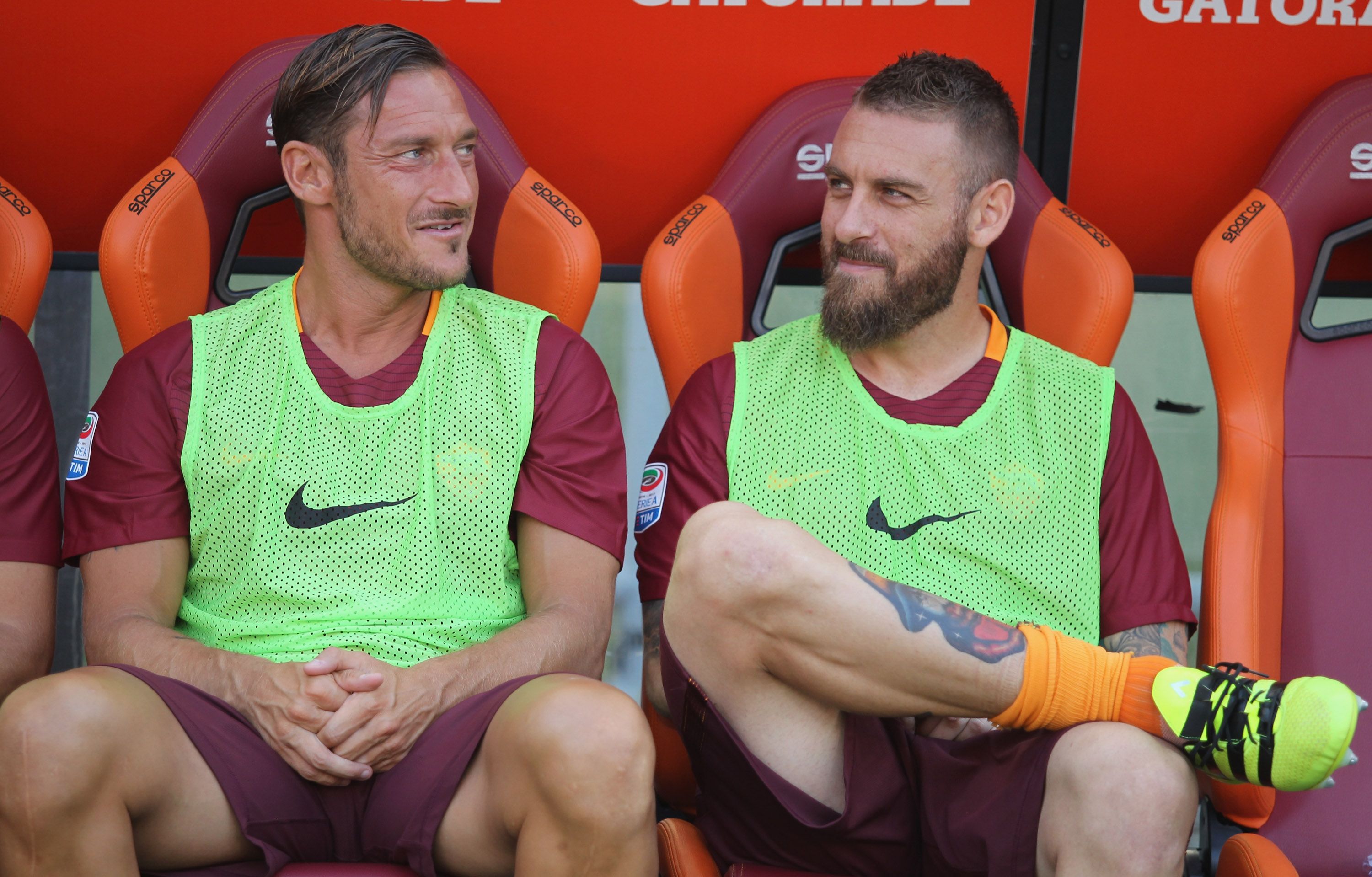 Francesco Totti Daniele De Rossi Roma Serie a