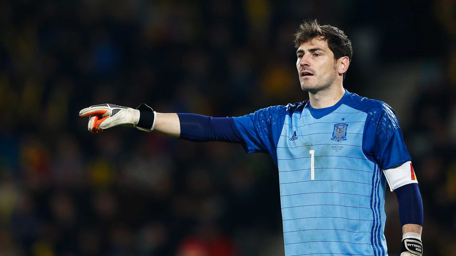 Casillas in the Spain team